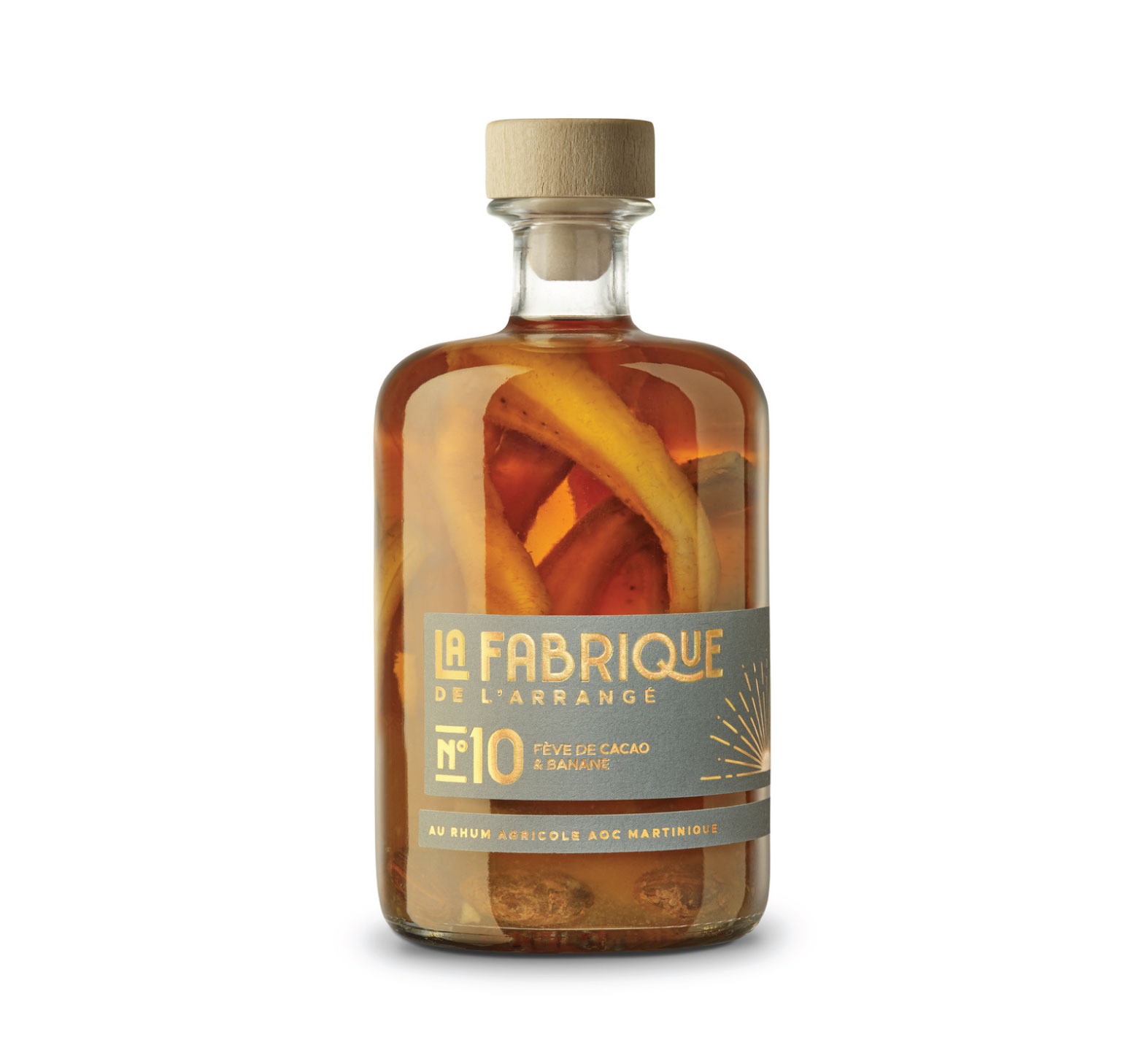 LA FABRIQUE DE L'ARRANGÉ N°10 : FÈVE DE CACAO & BANANE 32% Bouteille 70cl