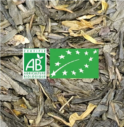 ORANGE-CITRON BIO (Thé vert BIO)
