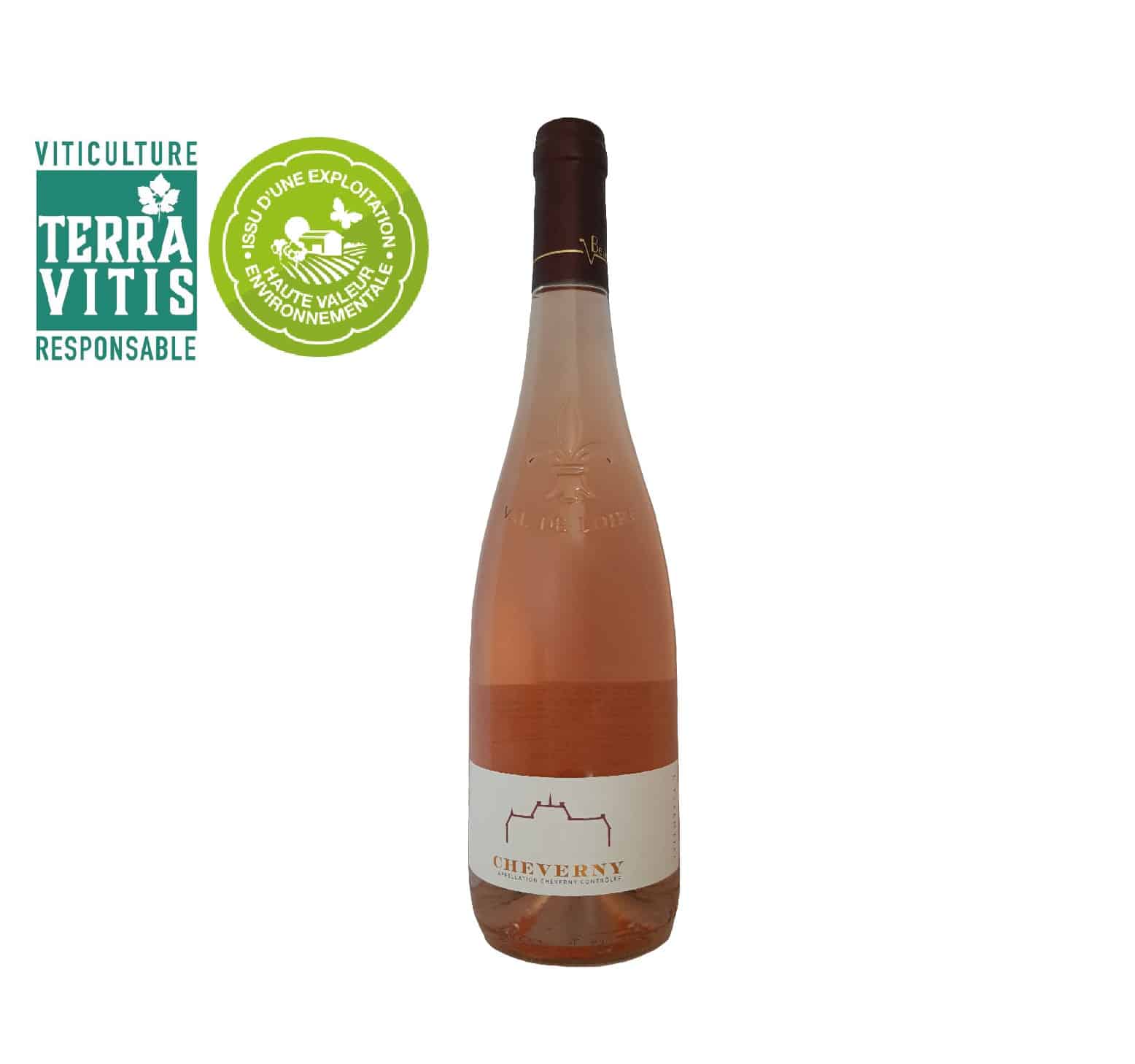 Domaine Bellier "L'ESSENTIEL" A.O.C. CHEVERNY Rosé 2025 Bouteille 75cl
