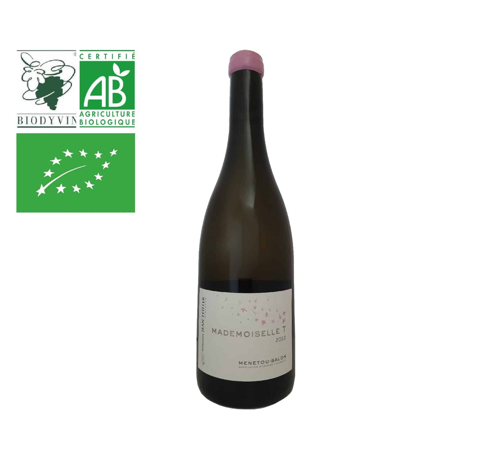 Domaine Teiller "MADEMOISELLE T" A.O.C. MENETOU-SALON Blanc 2022 Bouteille 75cl