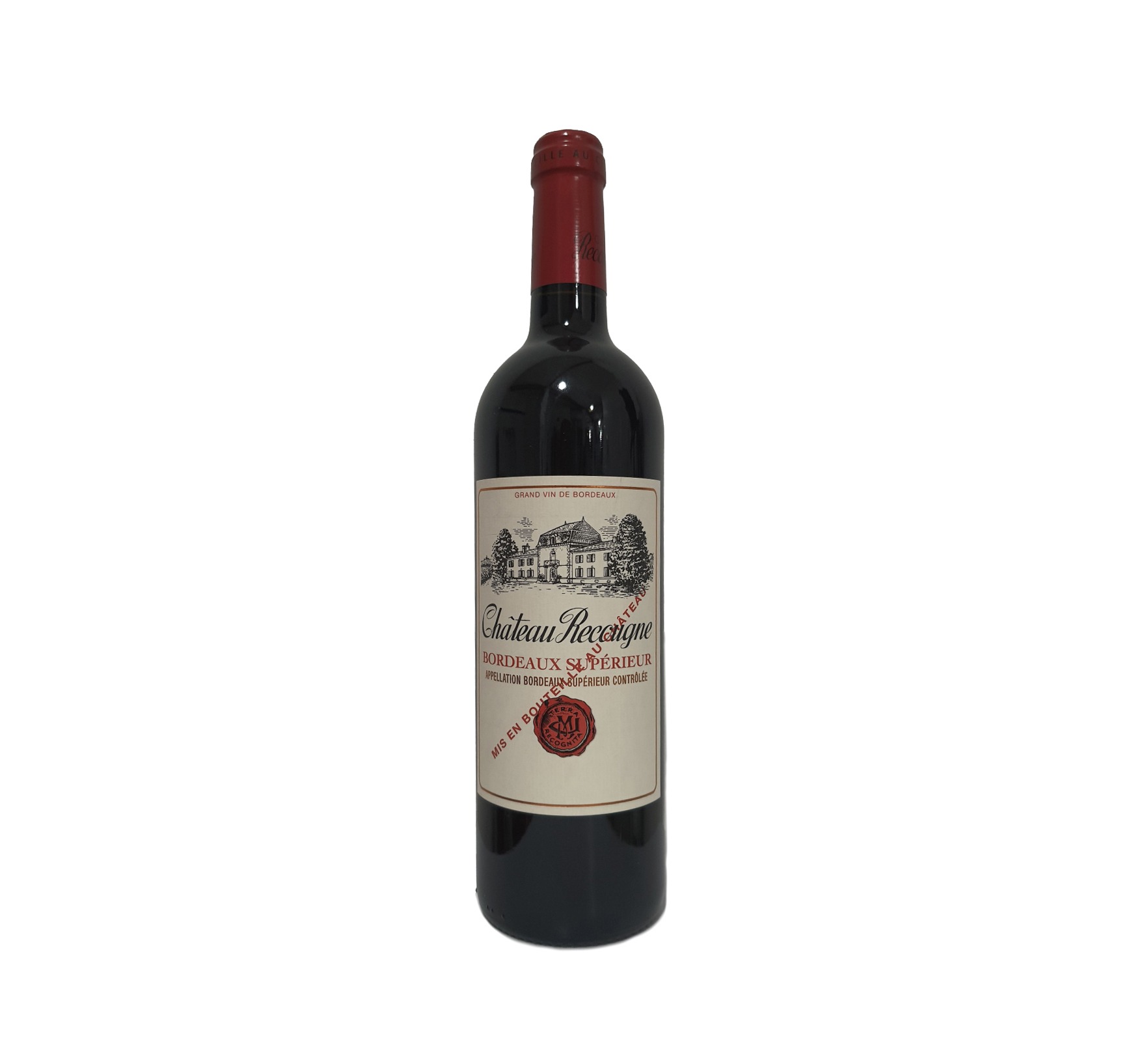Maison Milhade "Château Recougne" A.O.C. BORDEAUX SUPÉRIEUR Rouge 2019 Bouteille 75cl