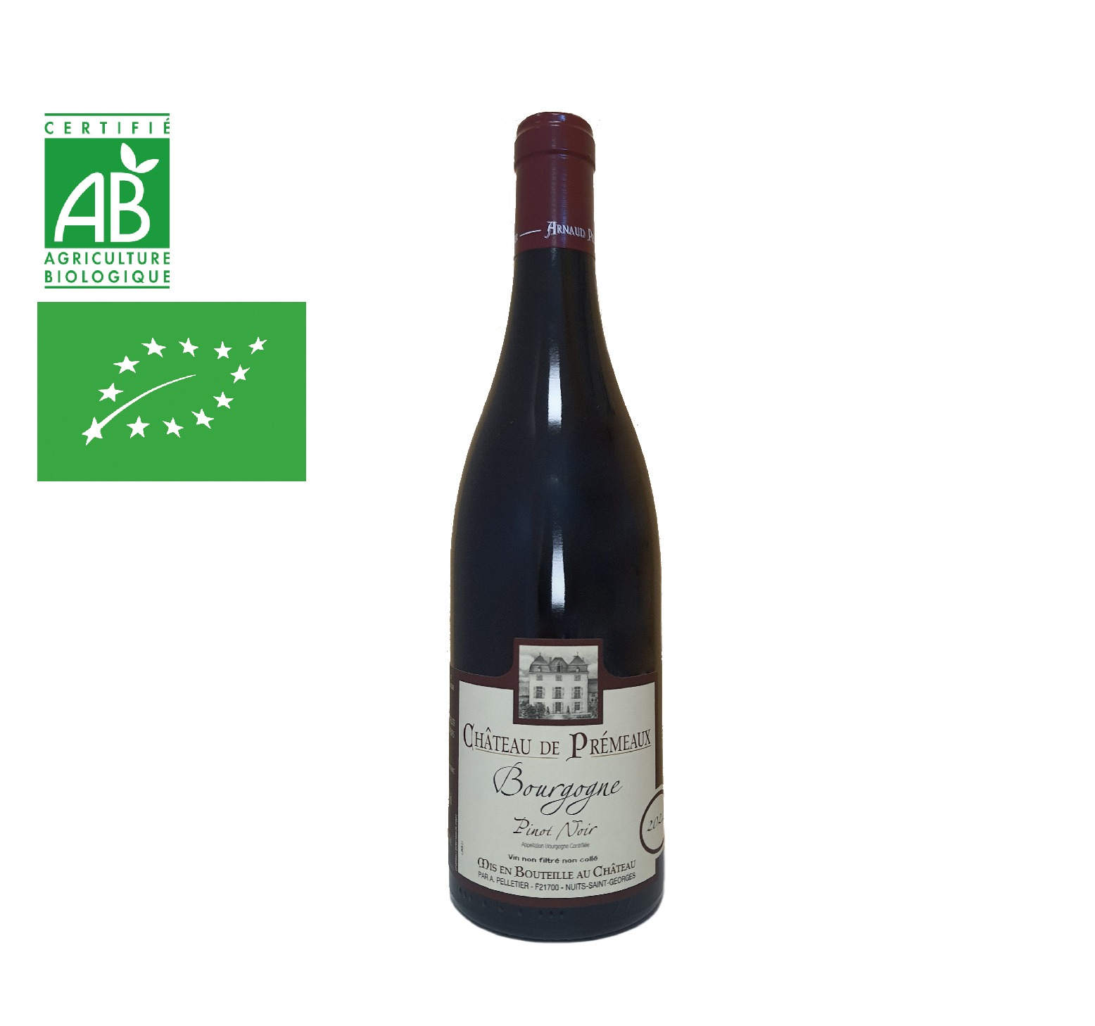 Château de Prémeaux A.O.C. BOURGOGNE Rouge 2022 Bouteille 75cl