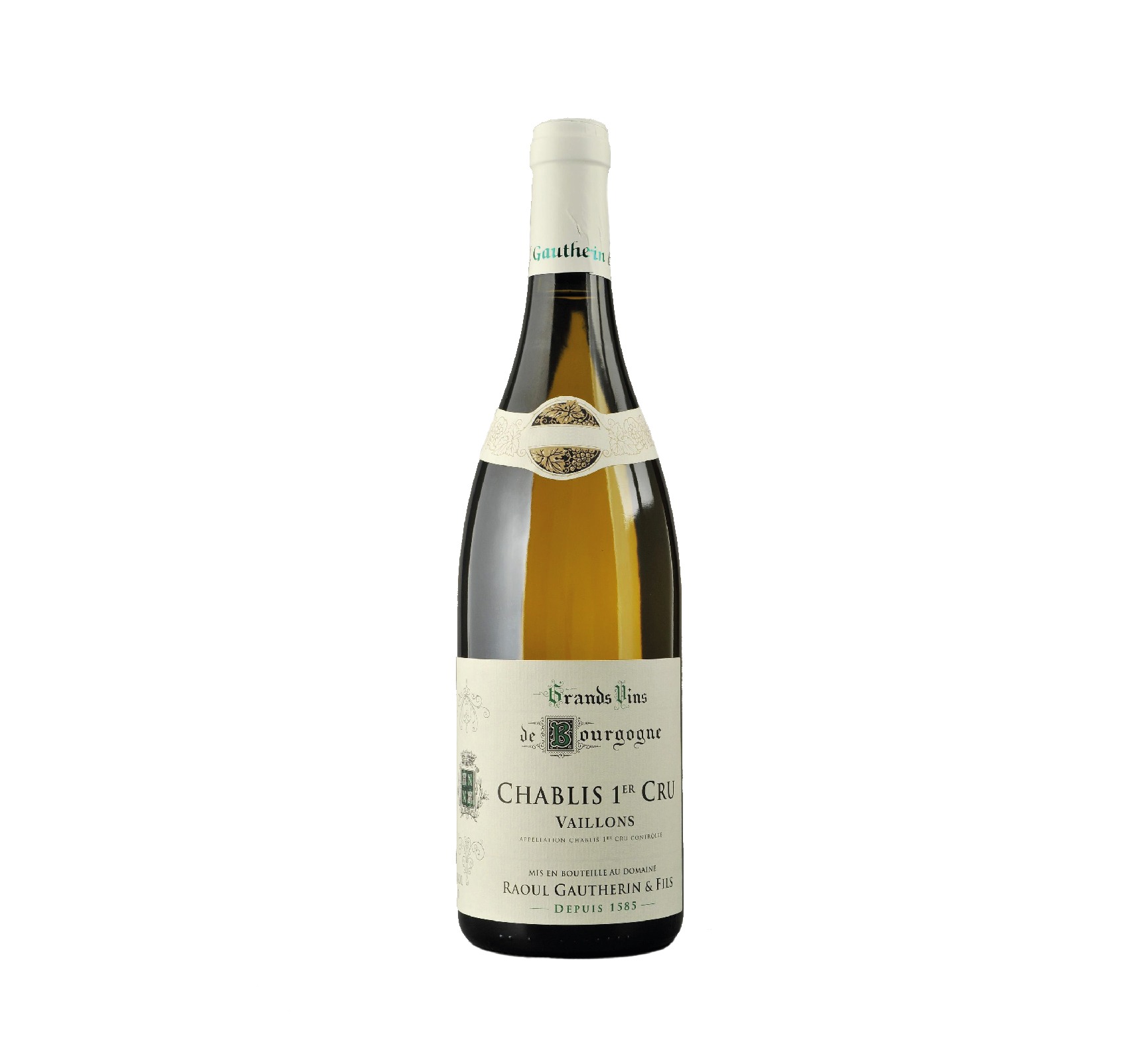 Domaine Gautherin "Vaillons" A.O.C. CHABLIS 1er CRU Blanc 2022 Bouteille 75cl