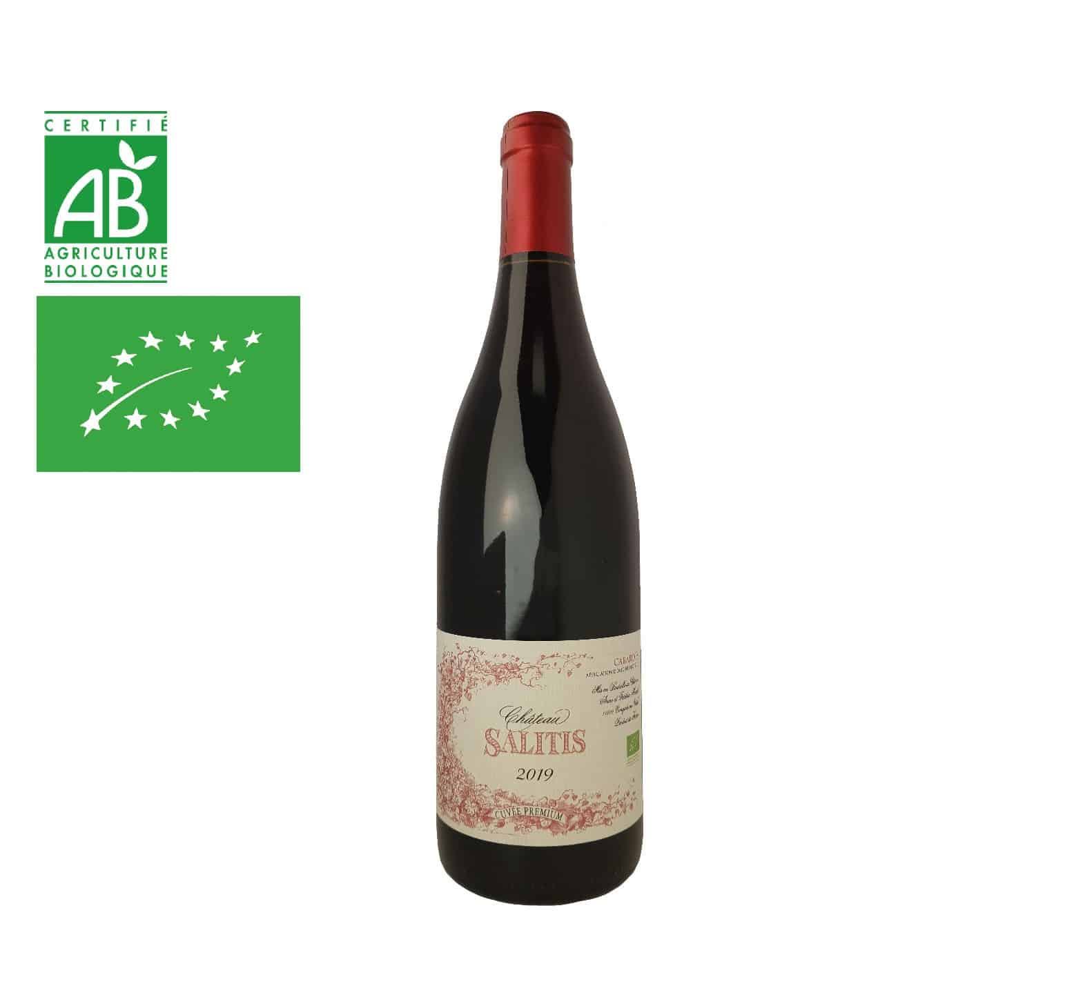 Château Salitis "Cuvée Premium" A.O.P. CABARDÈS Rouge 2019 Bouteille 75cl