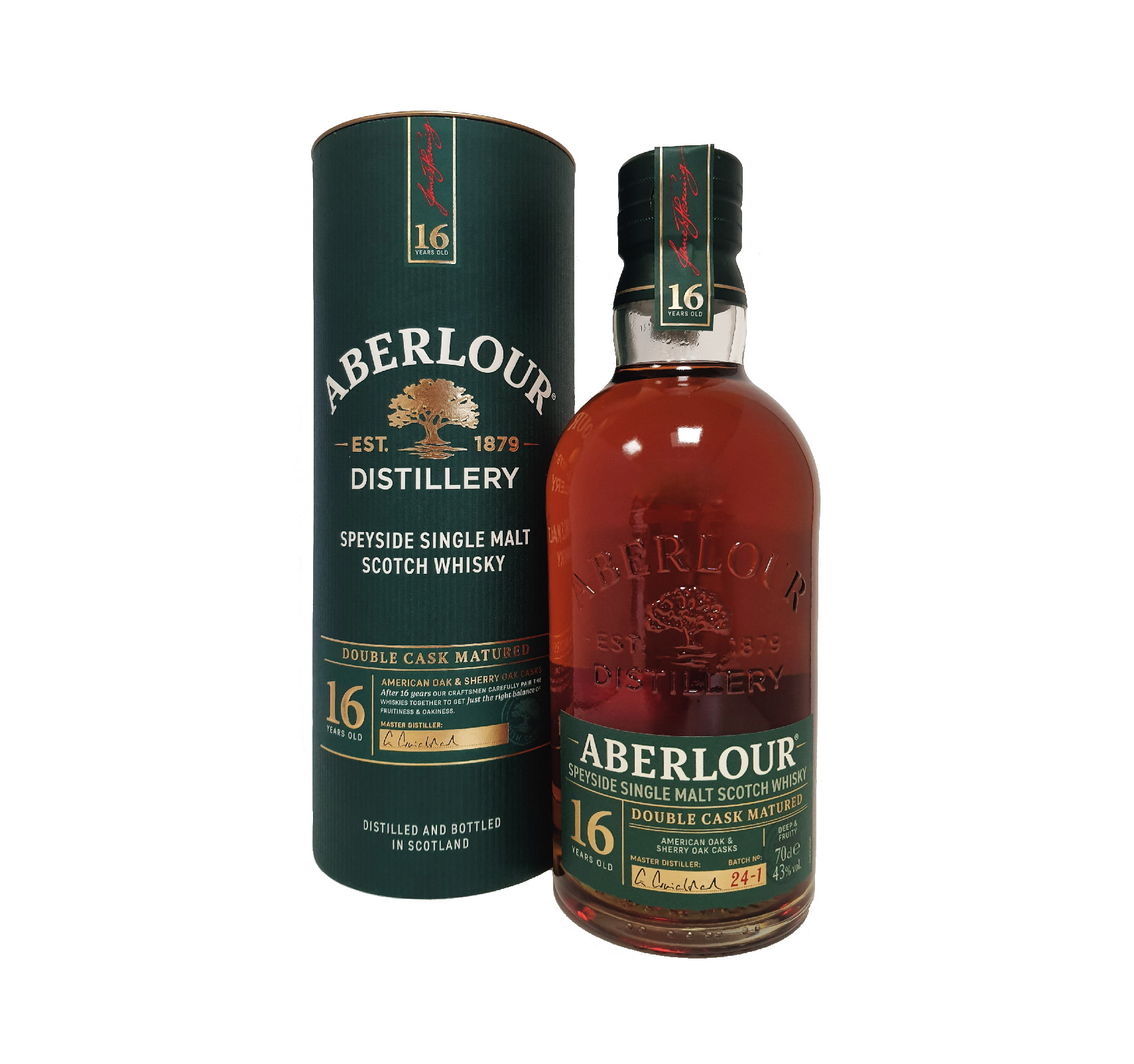 ABERLOUR 16 ans 43% Single Malt WHISKY (ÉCOSSE / Speyside) 70cl