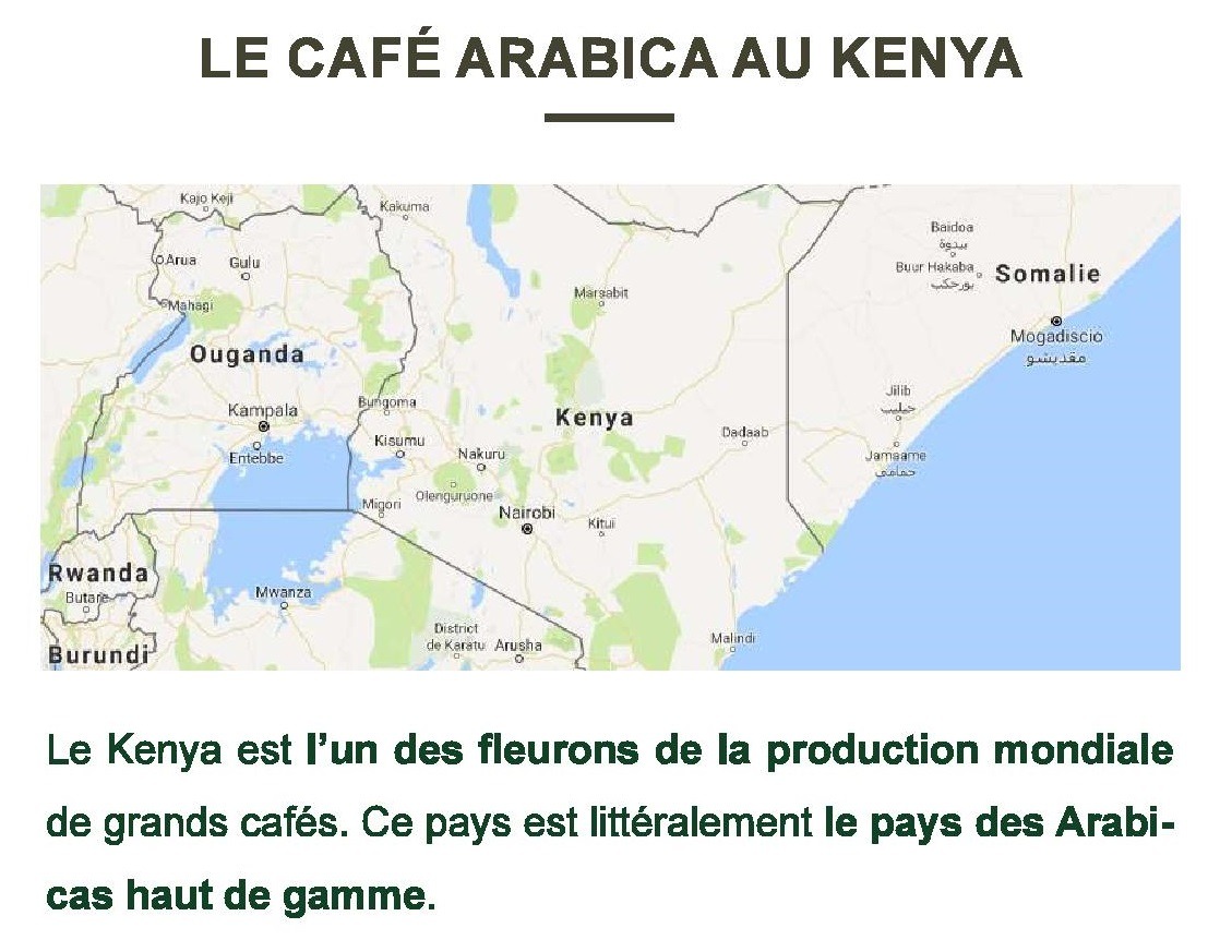 KENYA "LAVE GALLIA AA" (Café Pur arabica) – Image 2