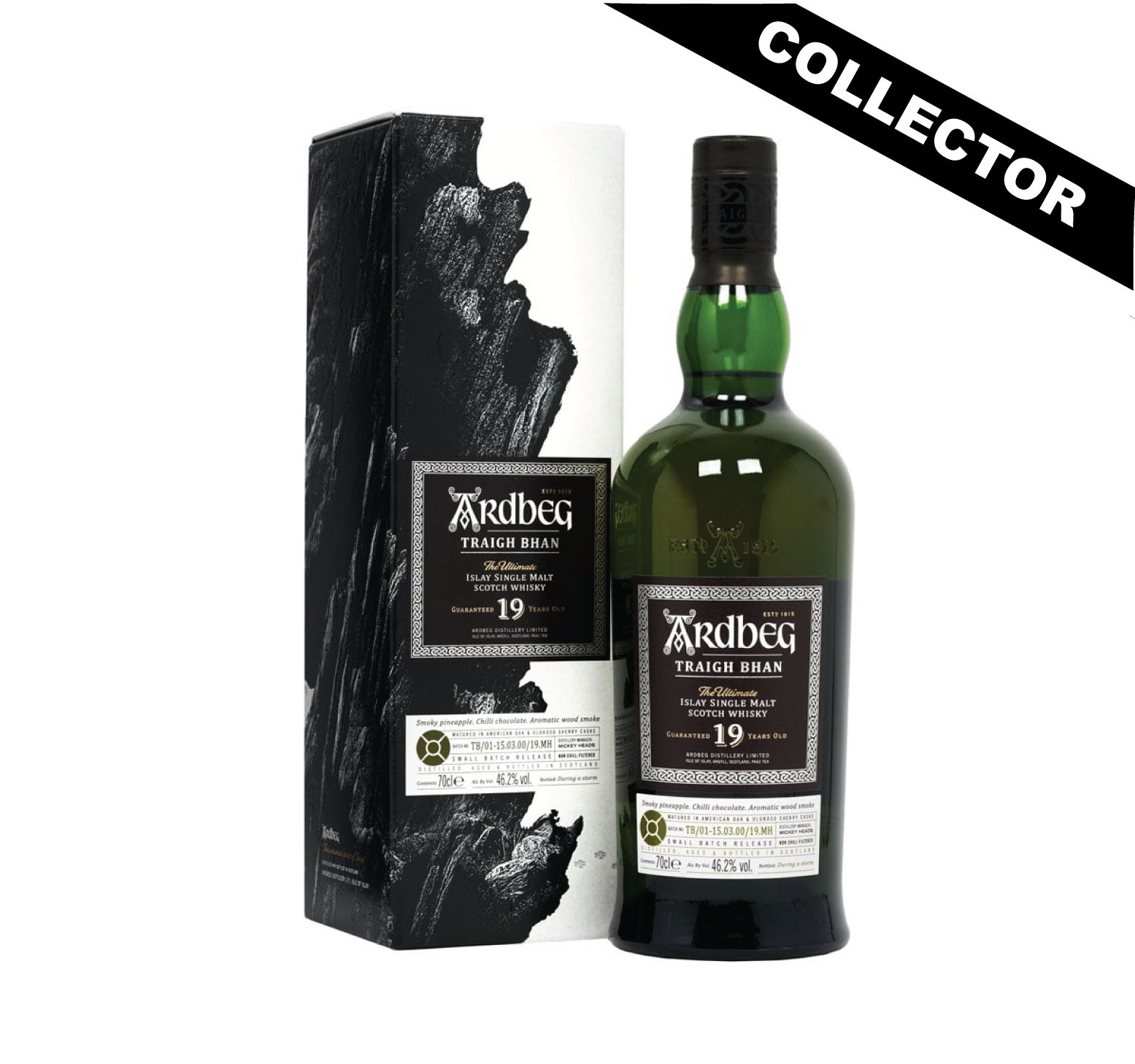 ARDBEG 19 Ans 46,2% Traigh Bhan Batch 1 Single Malt WHISKY (ÉCOSSE / Islay) 70cl