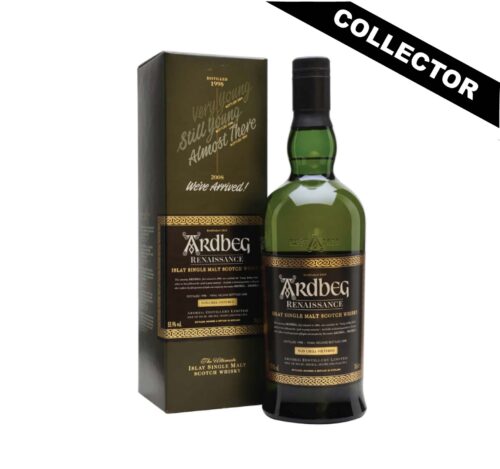 Ardbeg Renaissance est la dernière édition d'une série ouverte par Ardbeg Very Young et poursuivie avec Ardbeg Still Young et Almost There.