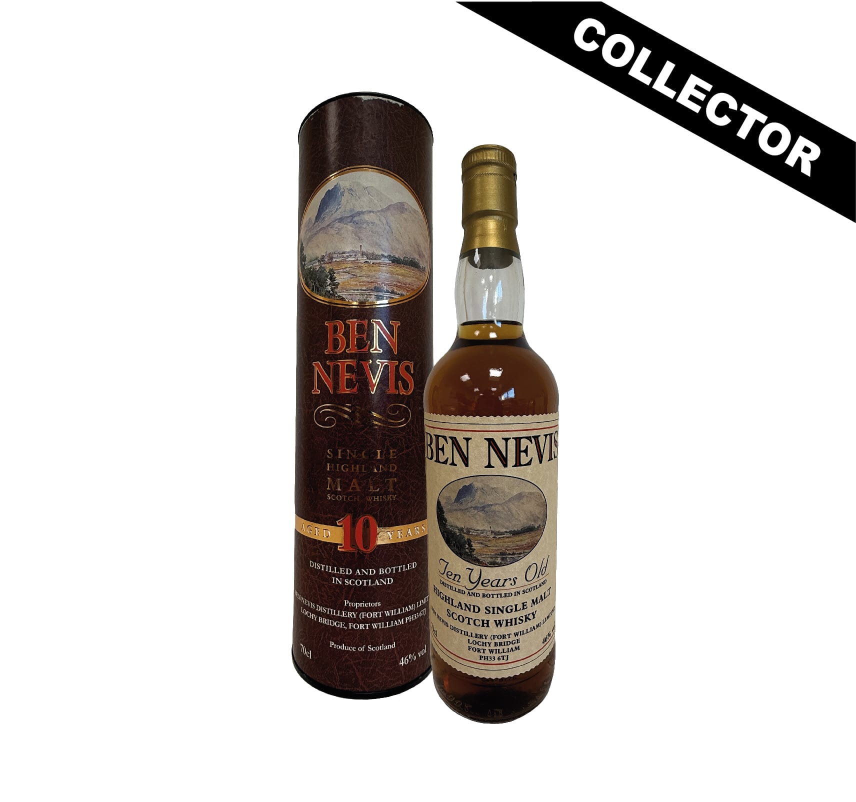 BEN NEVIS 10 ans 46% Single Malt WHISKY (ÉCOSSE / Highland) 70cl