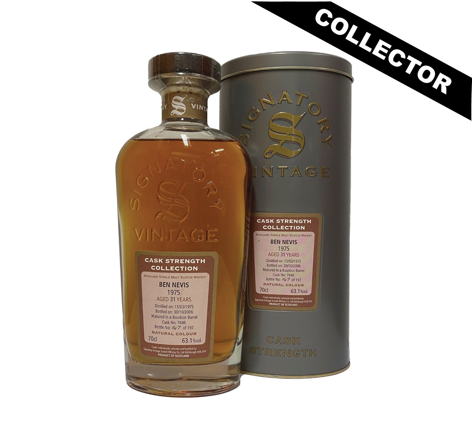 BEN NEVIS 31 ans (1975) 63,1% Single Malt WHISKY (ÉCOSSE / Highland) 70cl