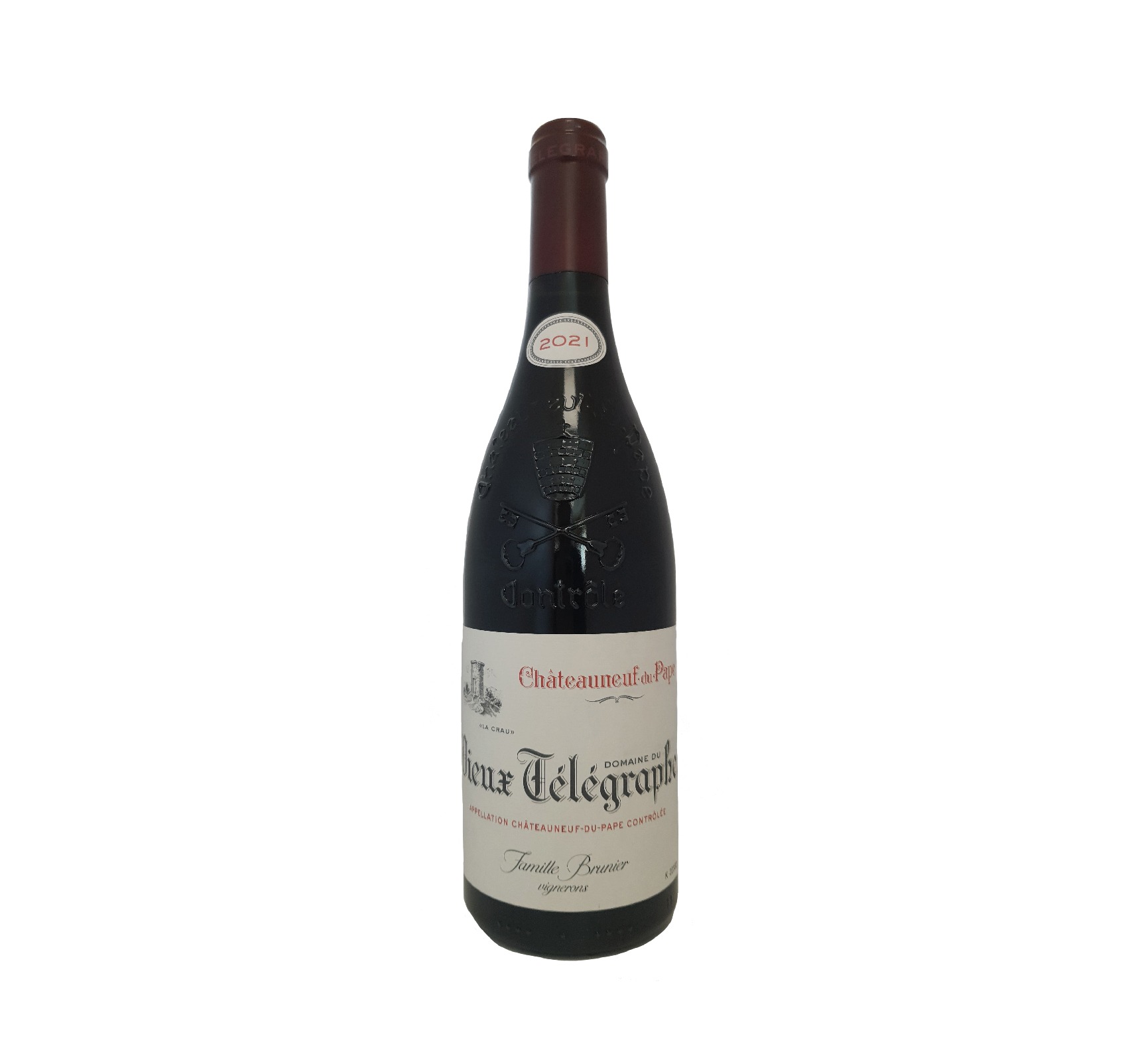 Domaine du Vieux Télégraphe A.O.C CHÂTEAUNEUF-DU-PAPE Rouge 2021 Bouteille 75cl