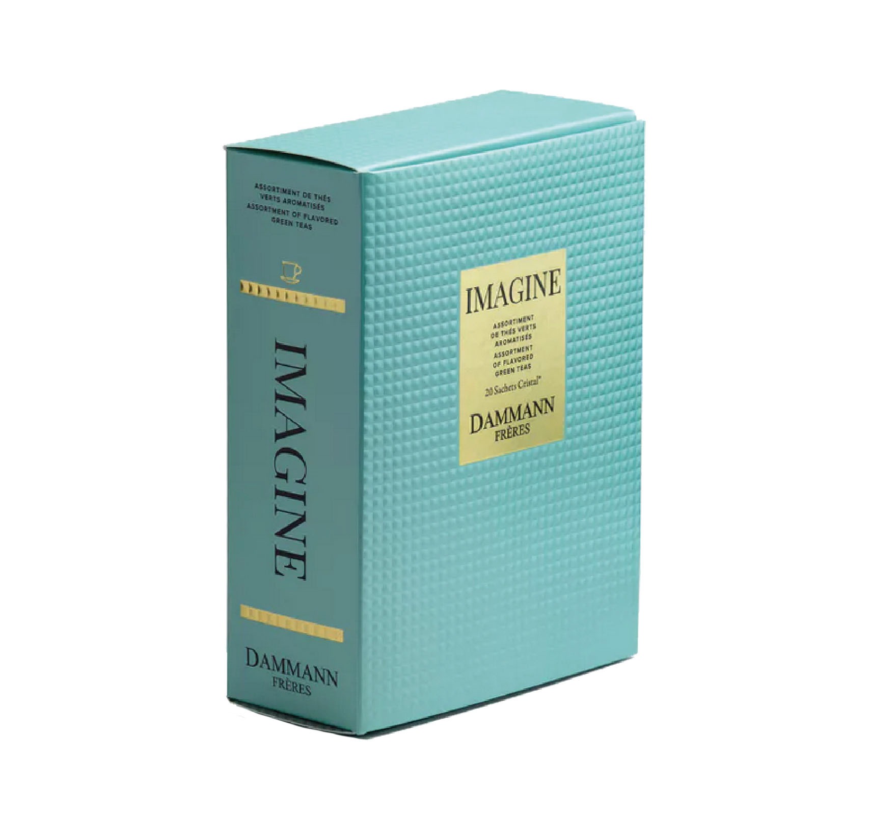 COFFRET IMAGINE (Thés verts aromatisés) Coffret 20 Sachets Cristal Enveloppés