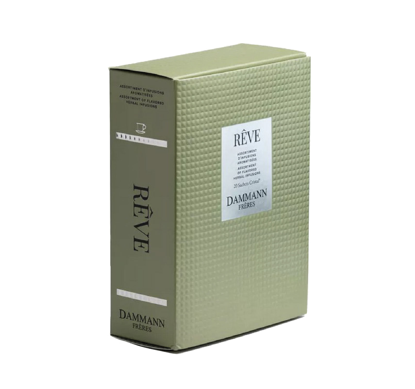 COFFRET RÊVE (Assortiment d'Infusions) Coffret 20 Sachets Cristal Enveloppés