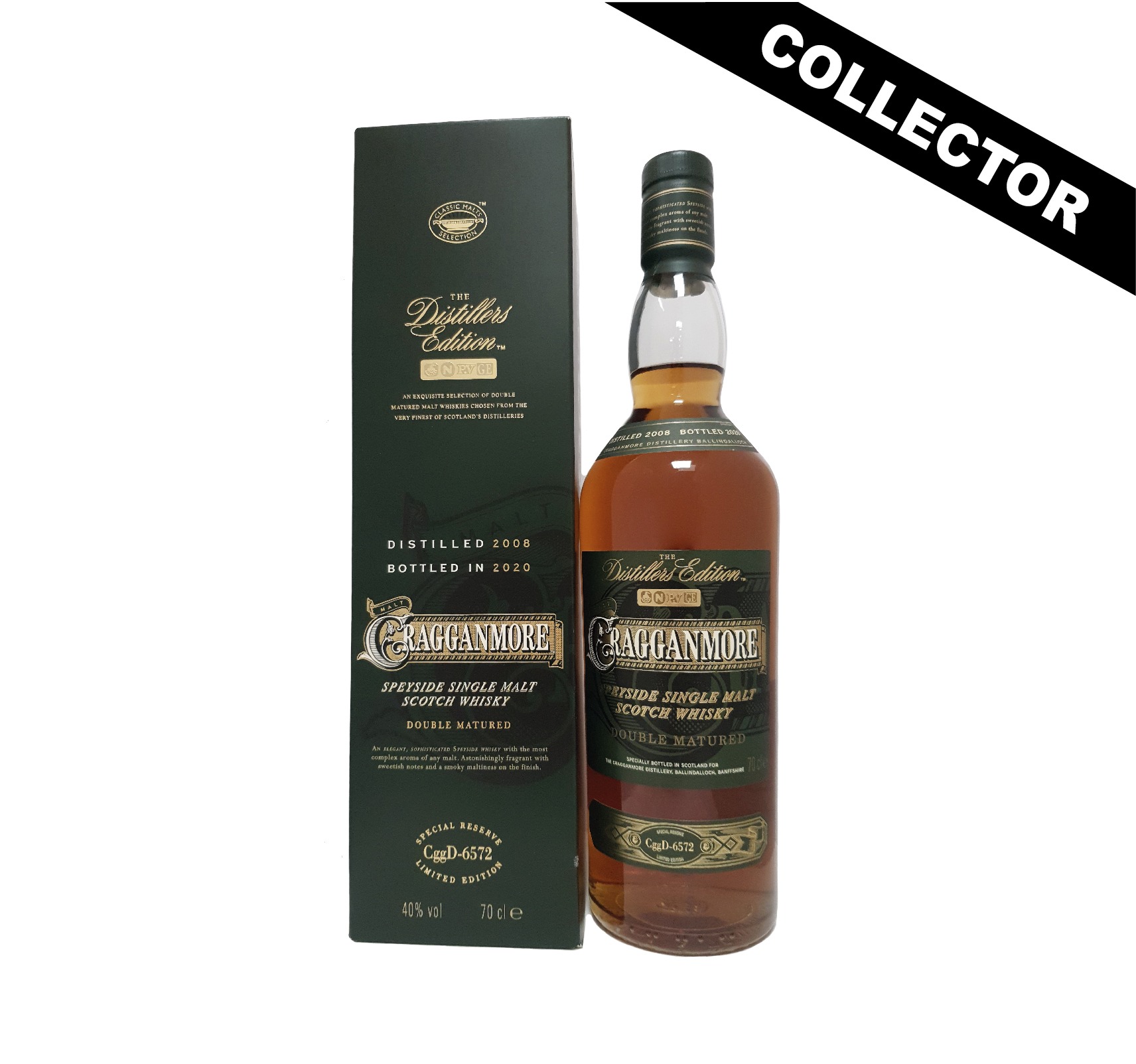 CRAGGANMORE 40% The Distillers Edition 2008/2020 Single Malt WHISKY (ÉCOSSE / Speyside) 70cl