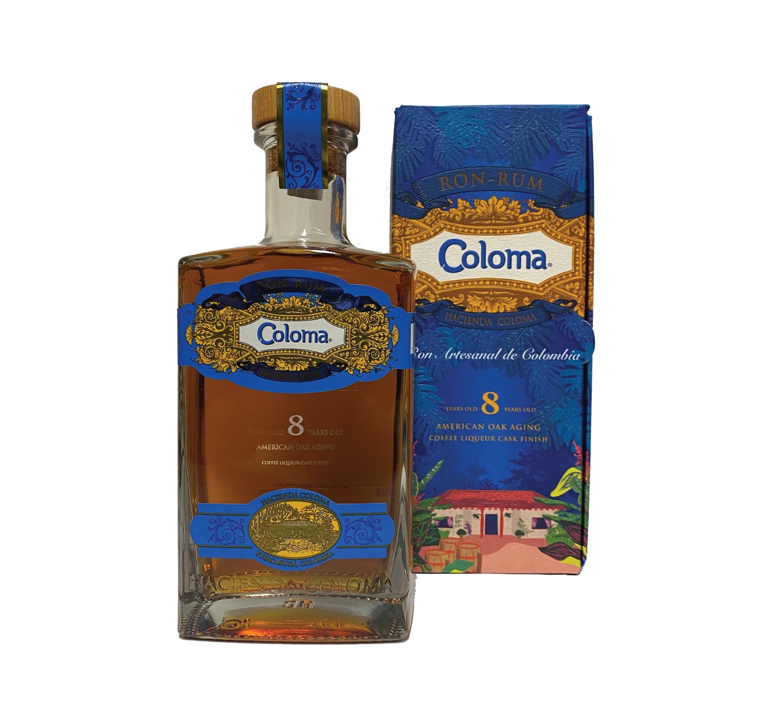 COLOMA 8 ans 40% RON (COLOMBIE) 70cl