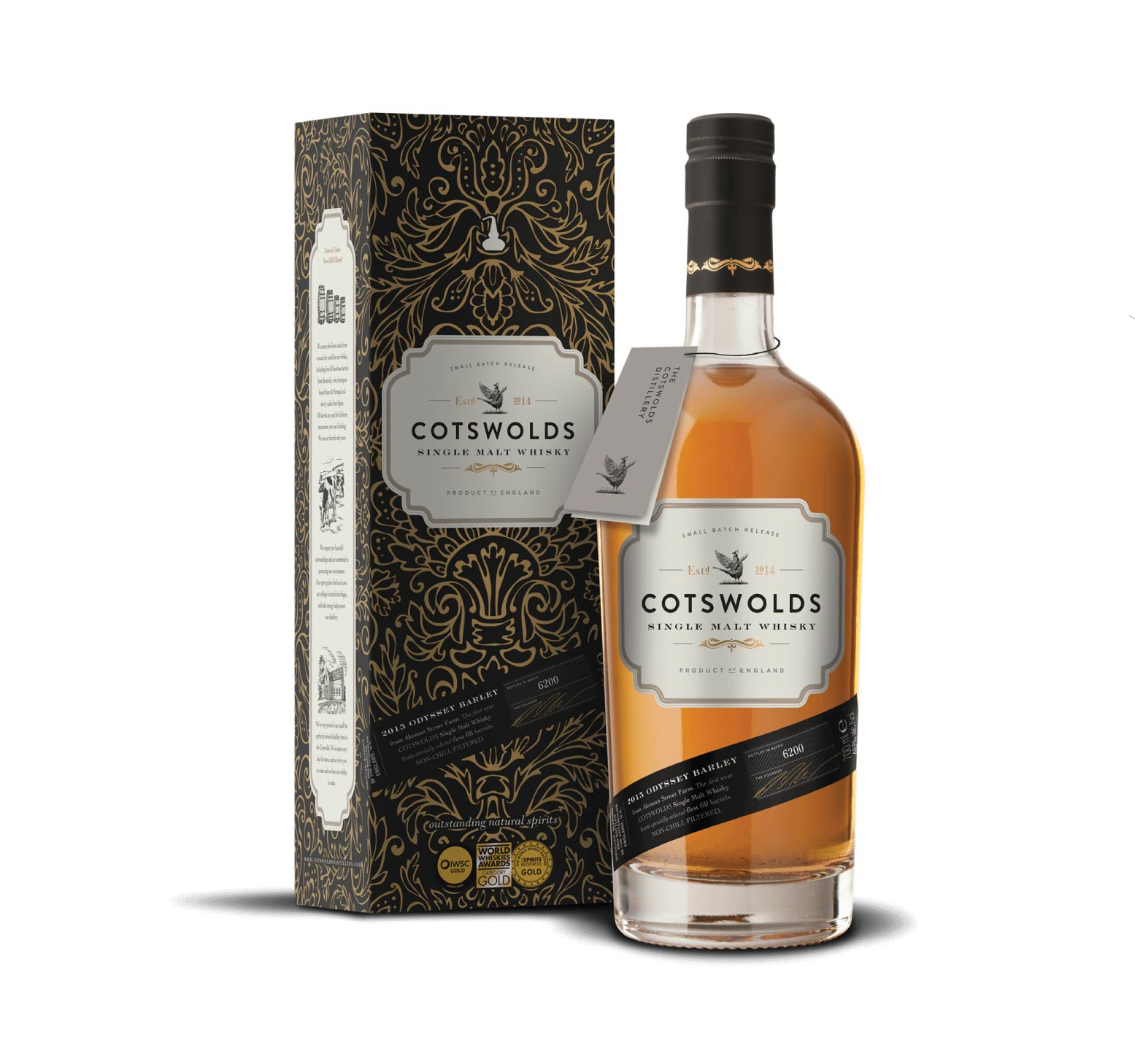 COTSWOLDS 46% Single Malt WHISKY (ANGLETERRE) 70cl