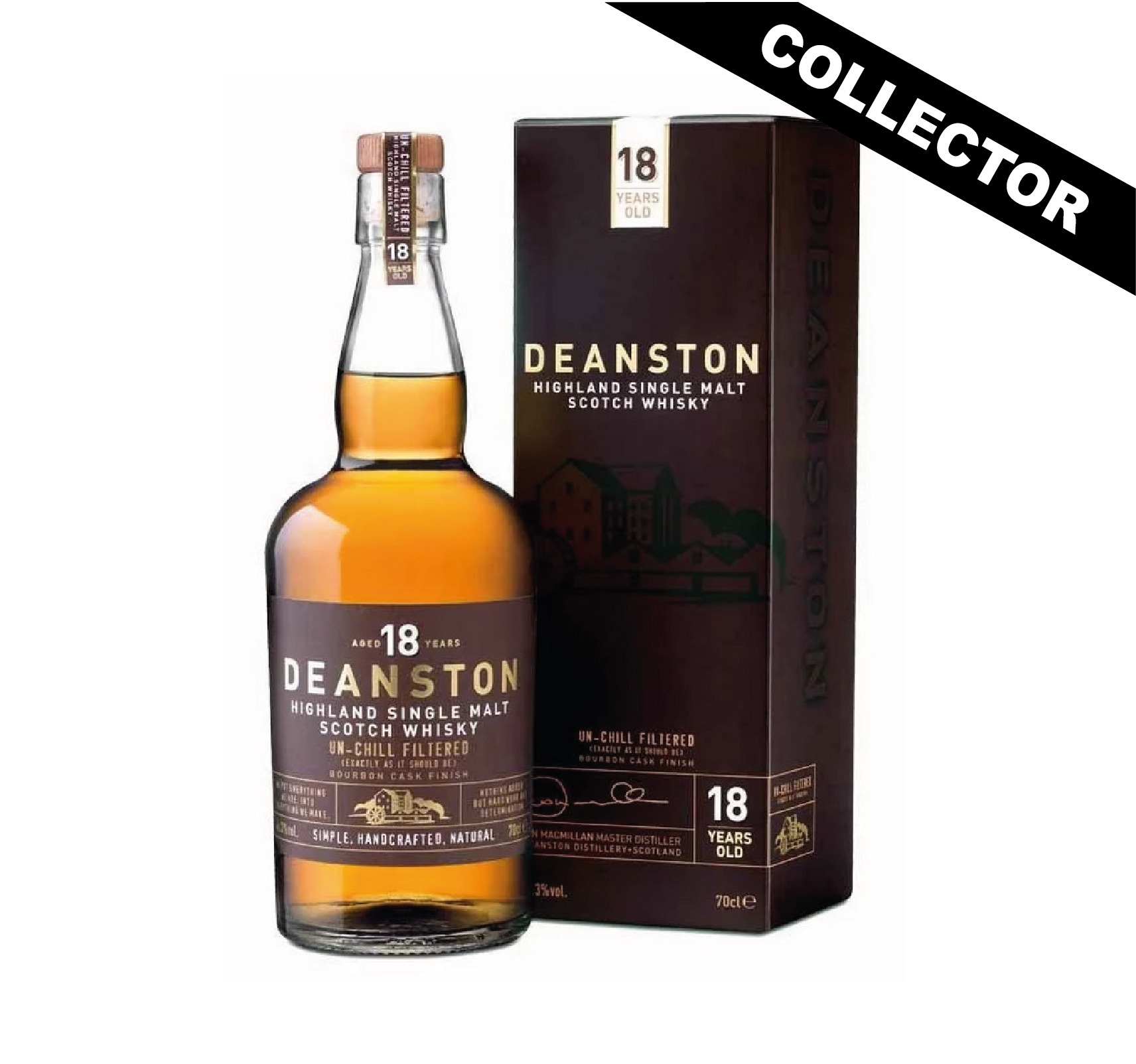 DEANSTON 18 ans 46,3% Single Malt WHISKY (ÉCOSSE / Highland) 70cl