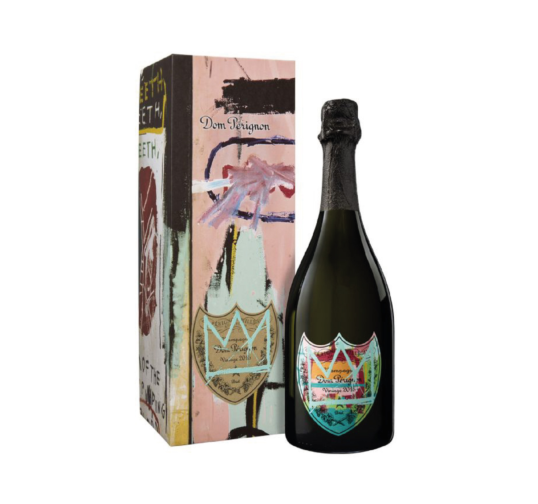 DOM PÉRIGNON “BLANC VINTAGE 2015” Jean-Michel Basquiat Édition Limitée 2024 Design Bleu N.M. Champagne Brut 75cl