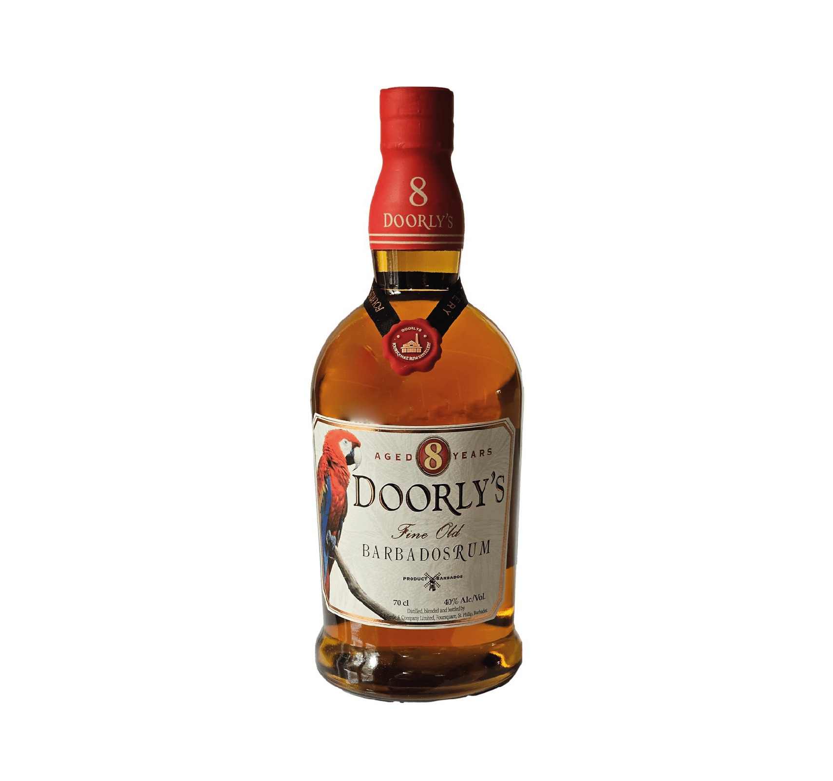 DOORLY'S 8 ans Fine Old 40% RUM (BARBADE) 70cl