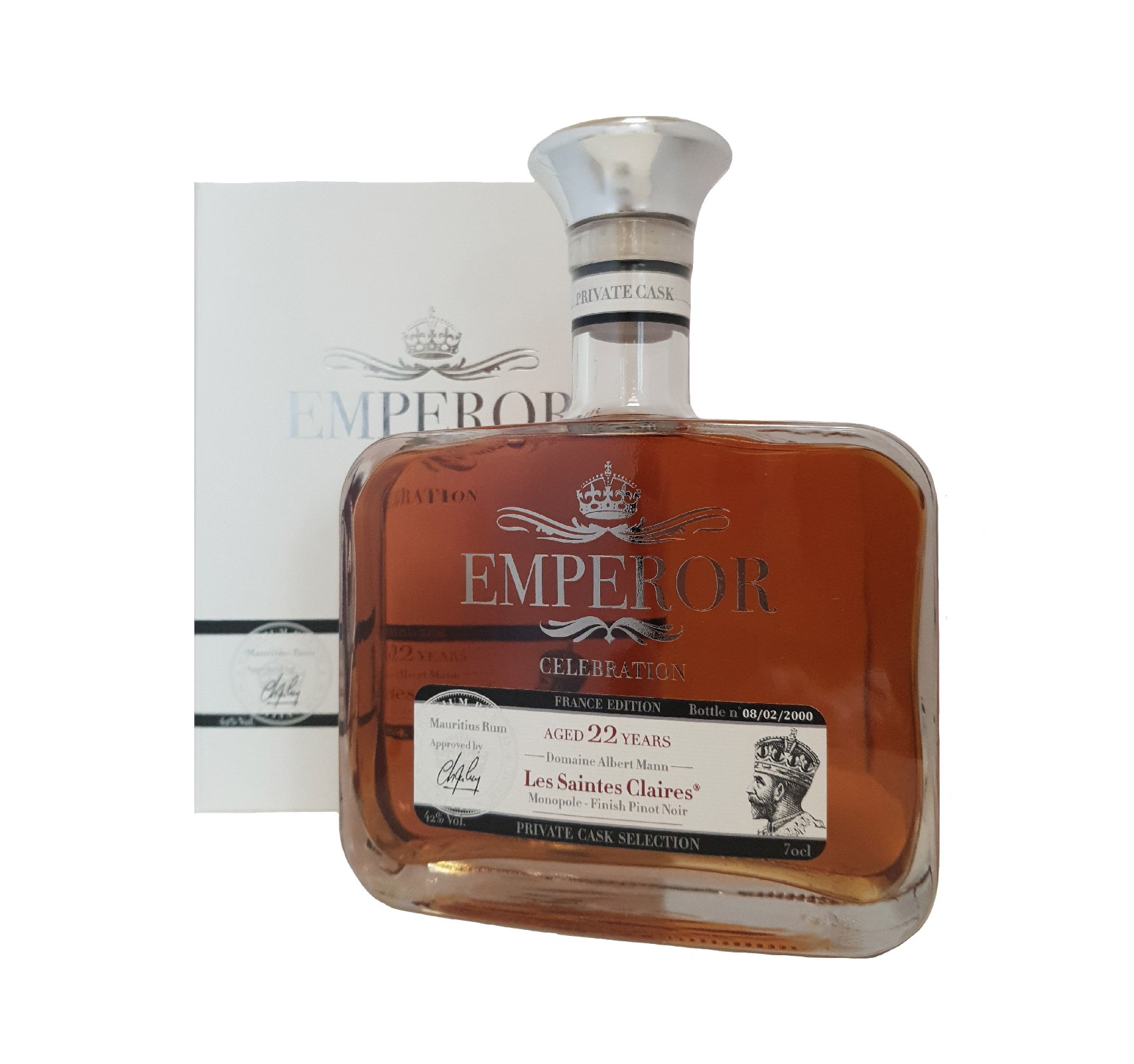 EMPEROR CELEBRATION 22 ans "Les Saintes Claires" 42% RHUM VIEUX (ILE MAURICE) 70cl