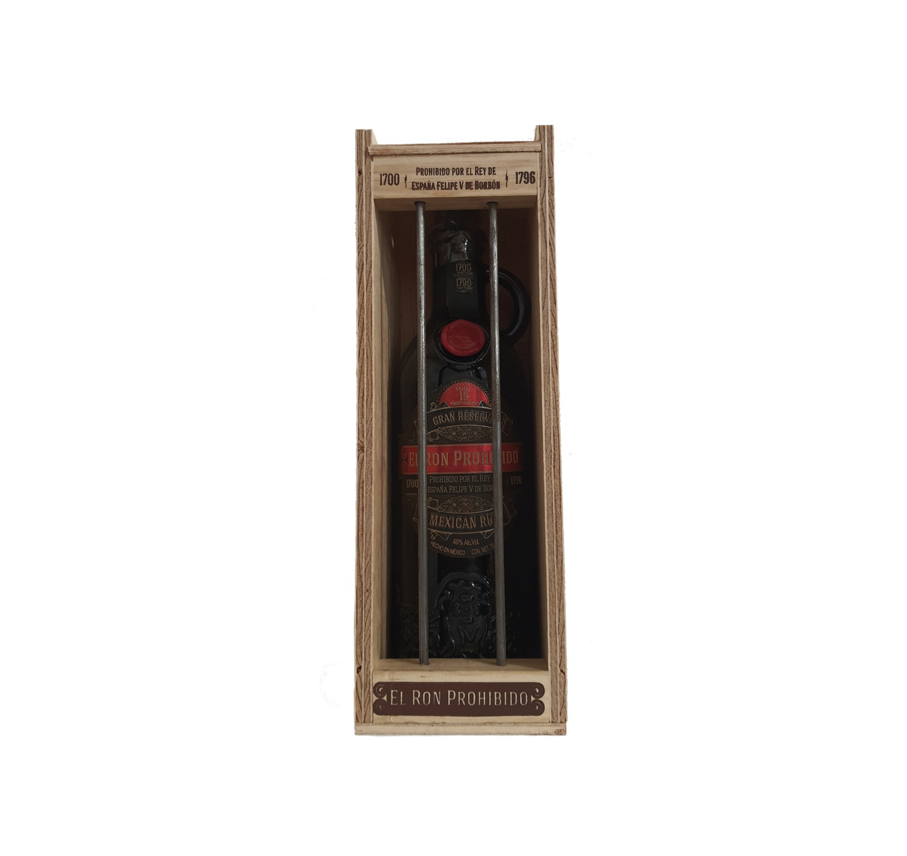 EL RON PROHIBIDO 15 Gran Reserva 40% RON (MEXIQUE) 70cl
