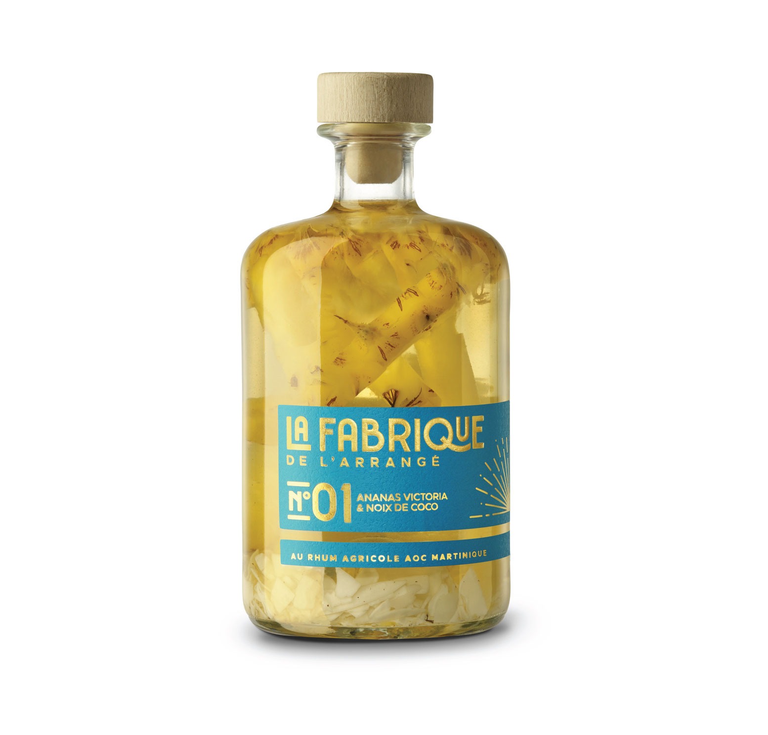 LA FABRIQUE DE L'ARRANGÉ N°1 : ANANAS VICTORIA & COCO 32% Bouteille 70cl