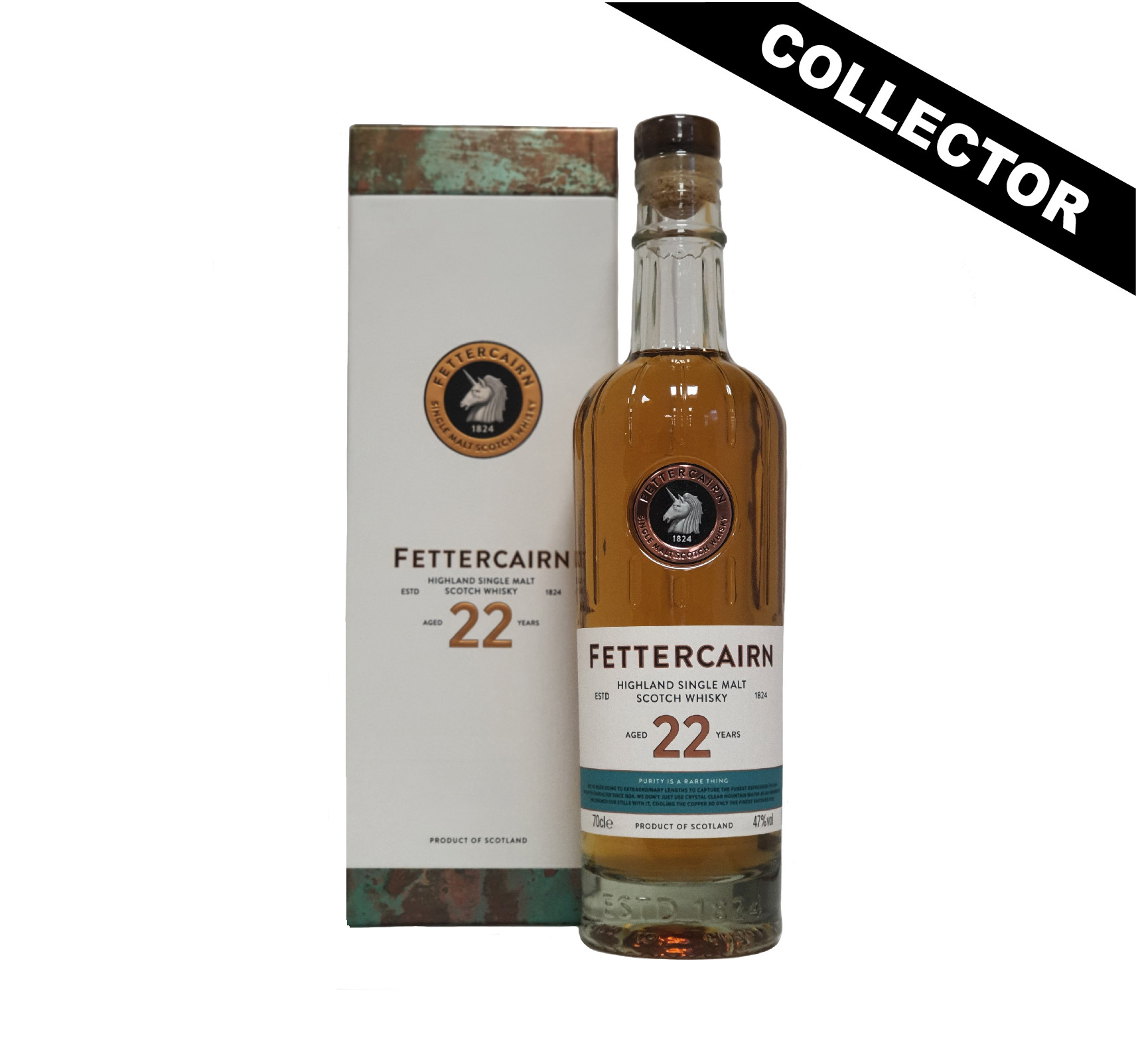 FETTERCAIRN 22 ans 47% Single Malt WHISKY (ÉCOSSE / Highland) 70cl
