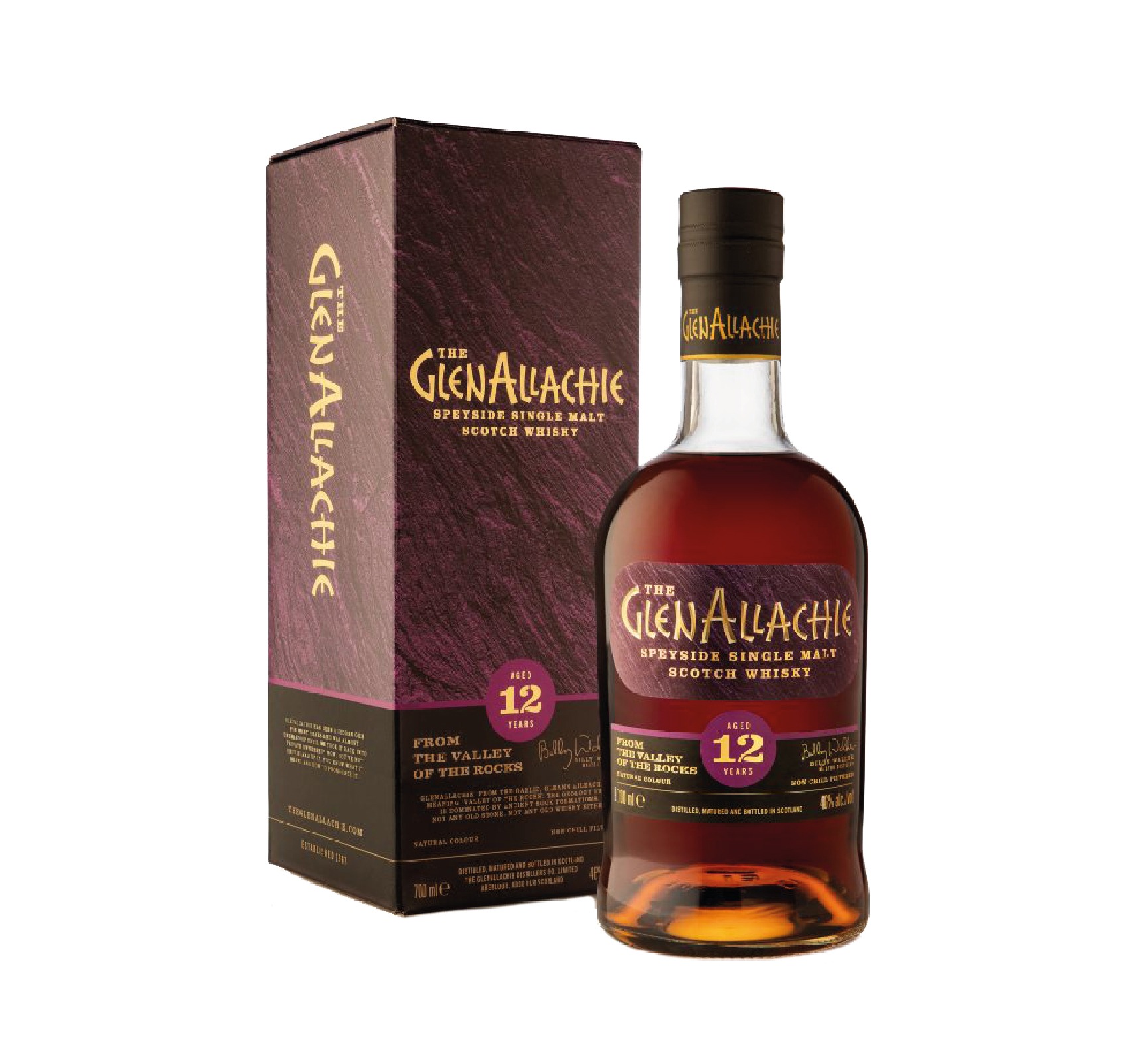 GLENALLACHIE 12 ans 46% Single Malt WHISKY (ÉCOSSE / Speyside) 70cl