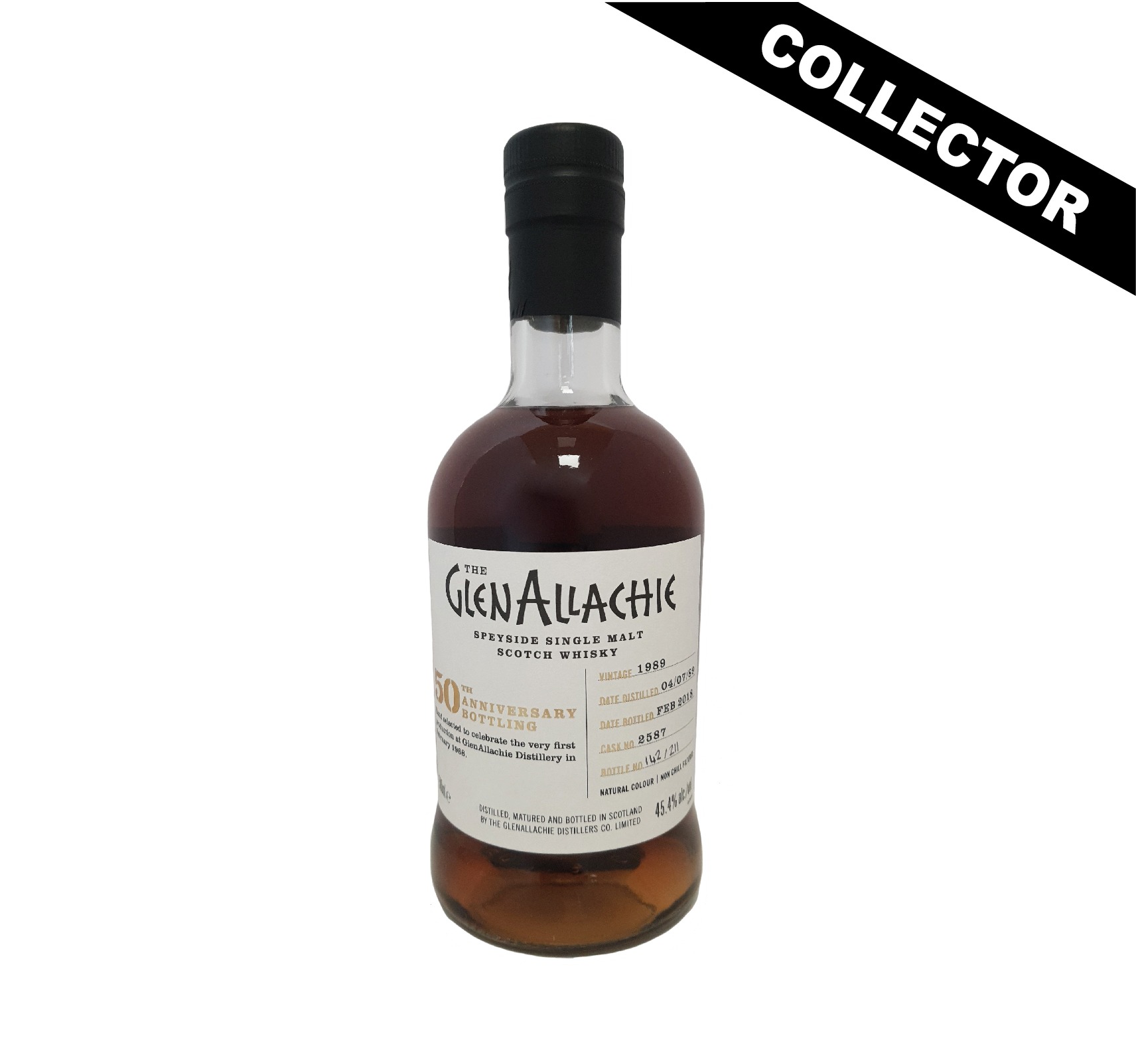 GLENALLACHIE 1989 45,4% Single Malt WHISKY (ÉCOSSE / Speyside) 50cl