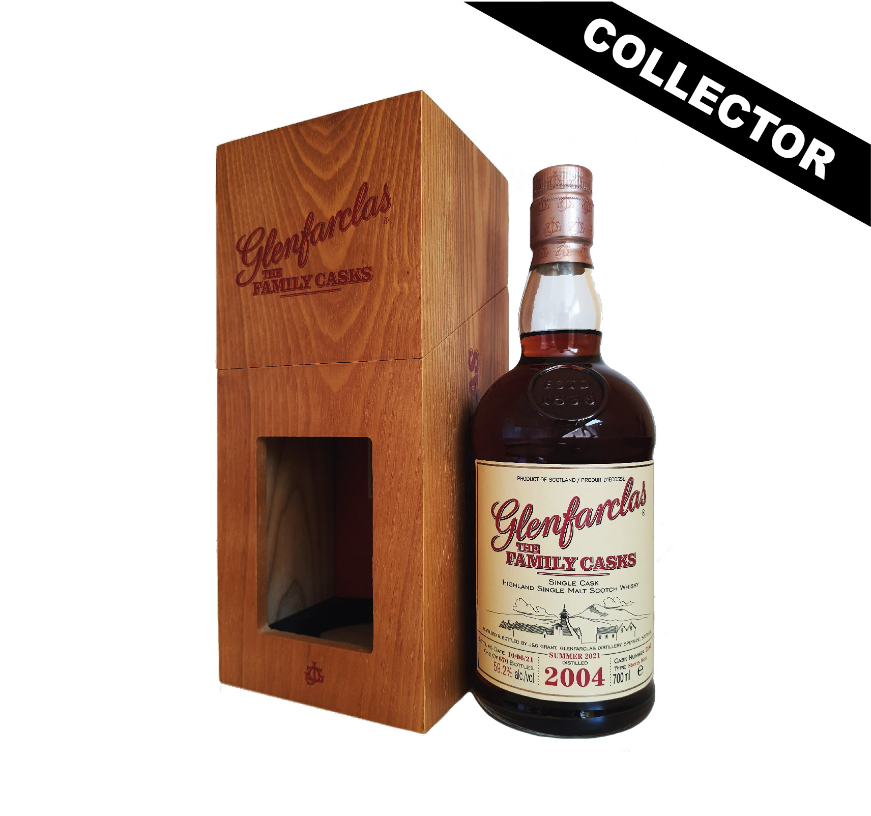 GLENFARCLAS 16 ans 59,2% The Family Casks 2004 Single Malt WHISKY (ÉCOSSE / Speyside) 70cl