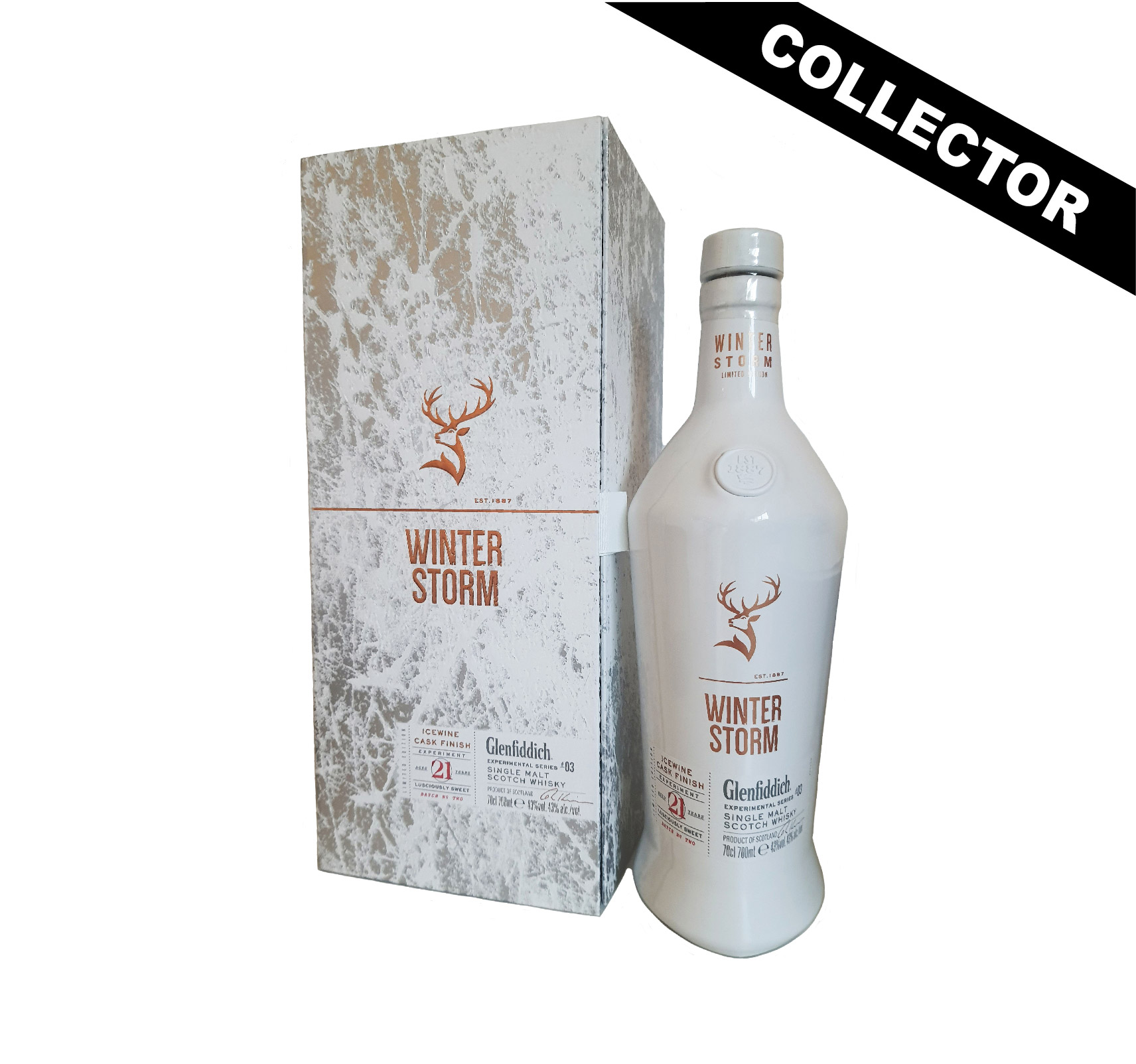GLENFIDDICH Winter Storm 21 ans 43% Single Malt WHISKY (ÉCOSSE / Speyside) 70cl