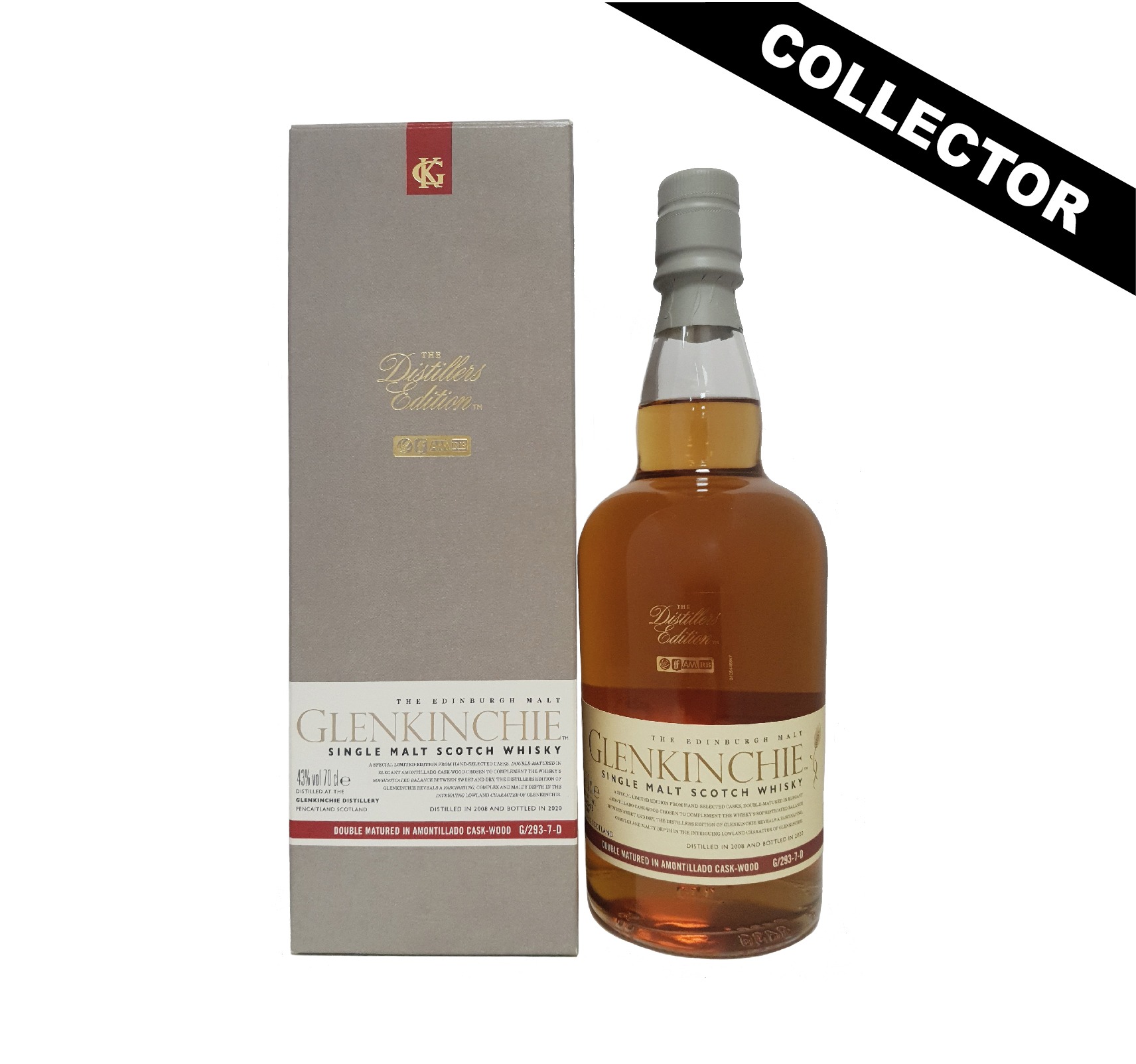GLENKINCHIE Distillers Edition 2008/2020 (43%) Single Malt WHISKY (ÉCOSSE / Lowland) 70cl