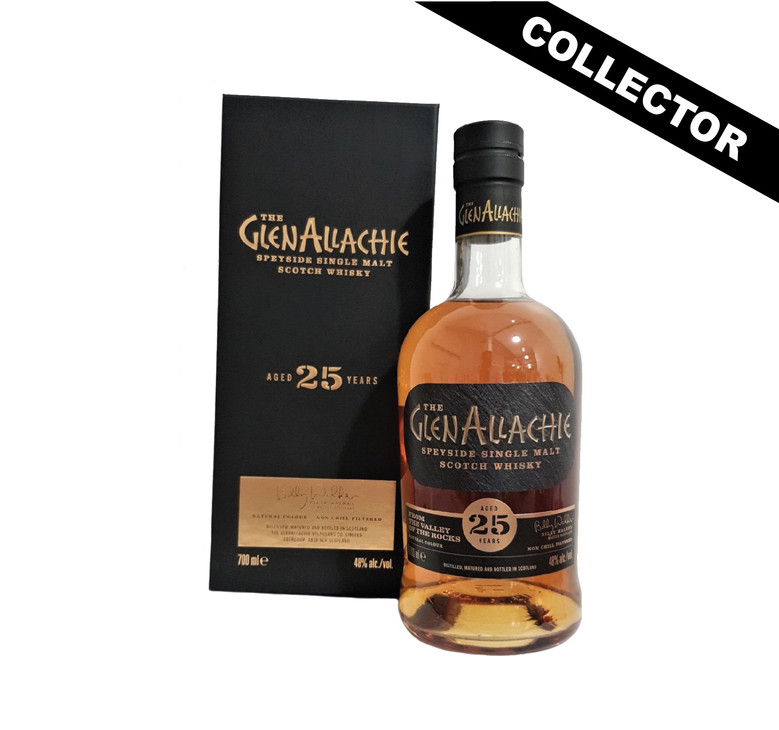 GLENALLACHIE 25 ans 48% Single Malt WHISKY (ÉCOSSE / Speyside) 70cl