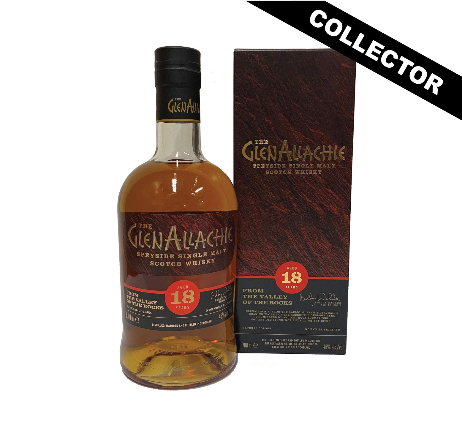 GLENALLACHIE 18 ans 46% Single Malt WHISKY (ÉCOSSE / Speyside) 70cl