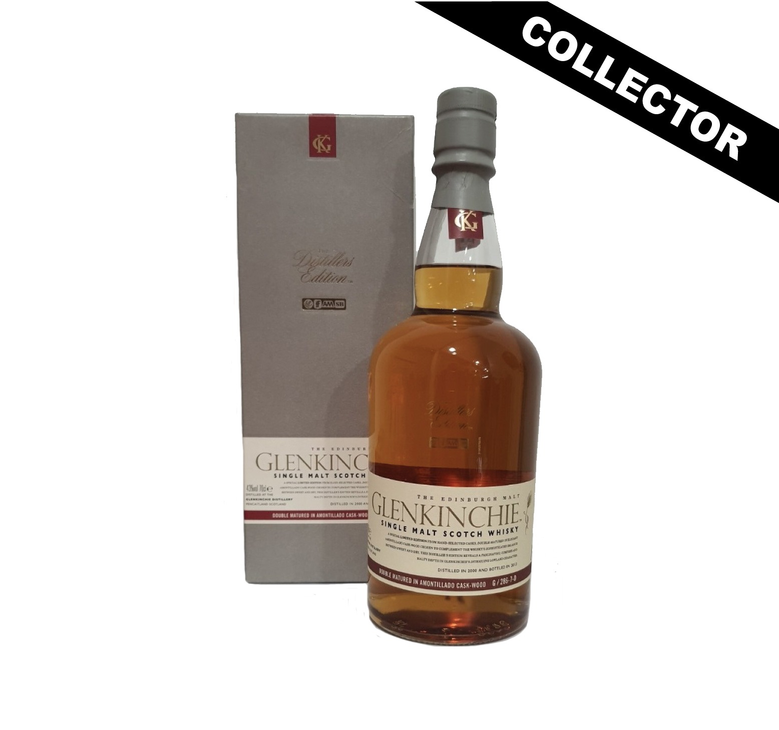 GLENKINCHIE Distillers Edition 2000/2013 (43%) Single Malt WHISKY (ÉCOSSE / Lowland) 70cl