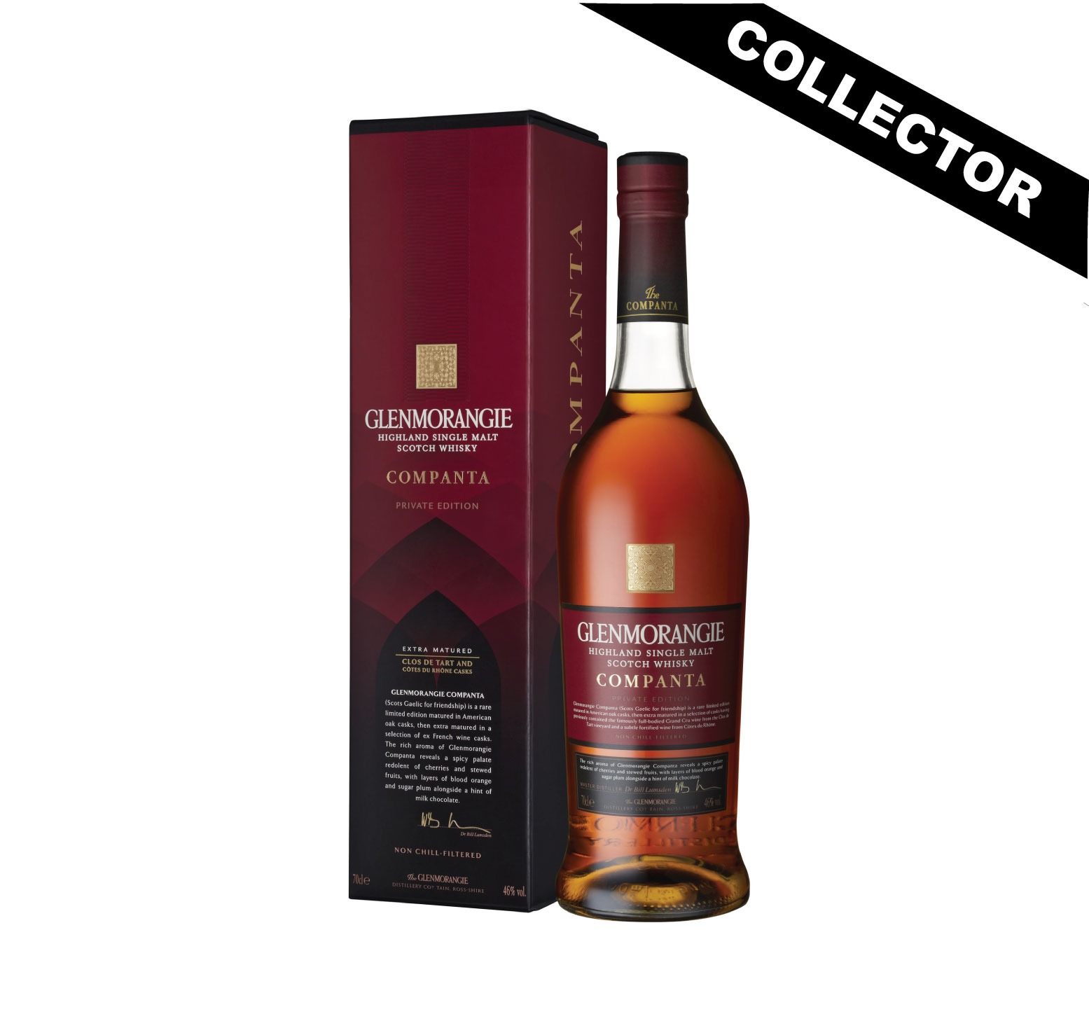 GLENMORANGIE Companta 46% (5th Private Edition 2013) Single Malt WHISKY (ÉCOSSE / Highland) 70cl