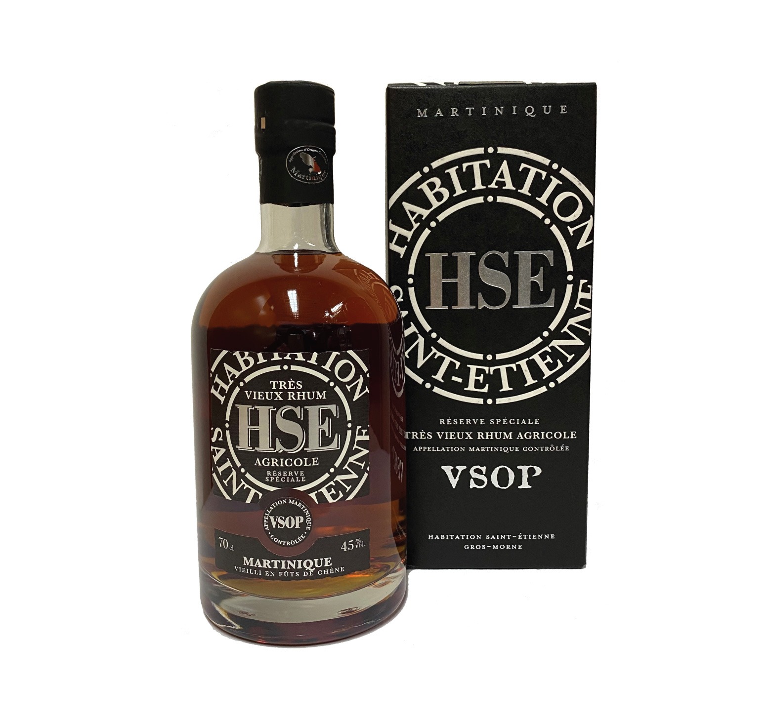 HSE VSOP 45% Réserve Spéciale TRÈS VIEUX RHUM AGRICOLE (MARTINIQUE) 70cl
