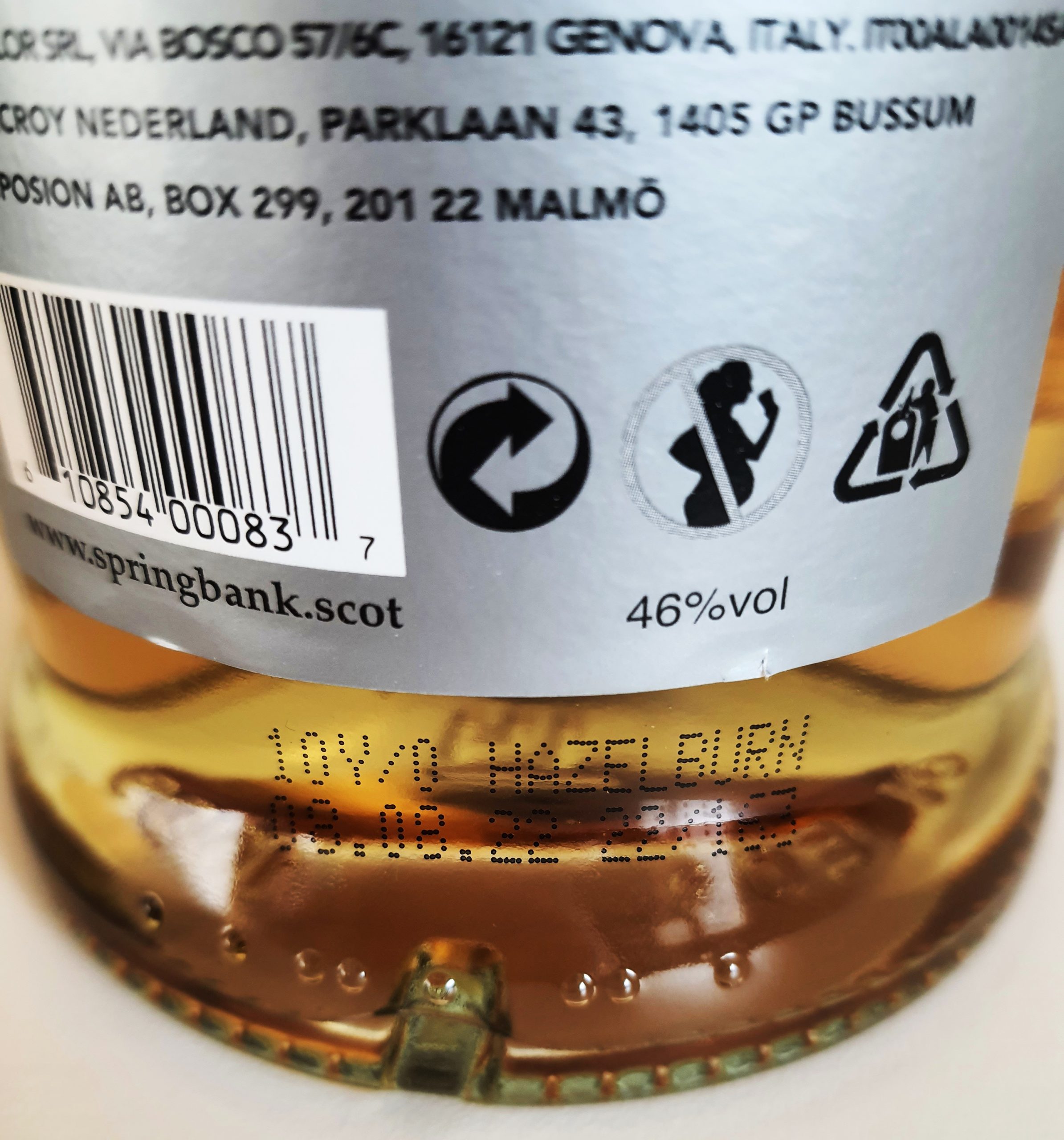 HAZELBURN 10 ans 46% (Édition 2022) Single Malt WHISKY (ÉCOSSE /Campbeltown) 70cl – Image 2