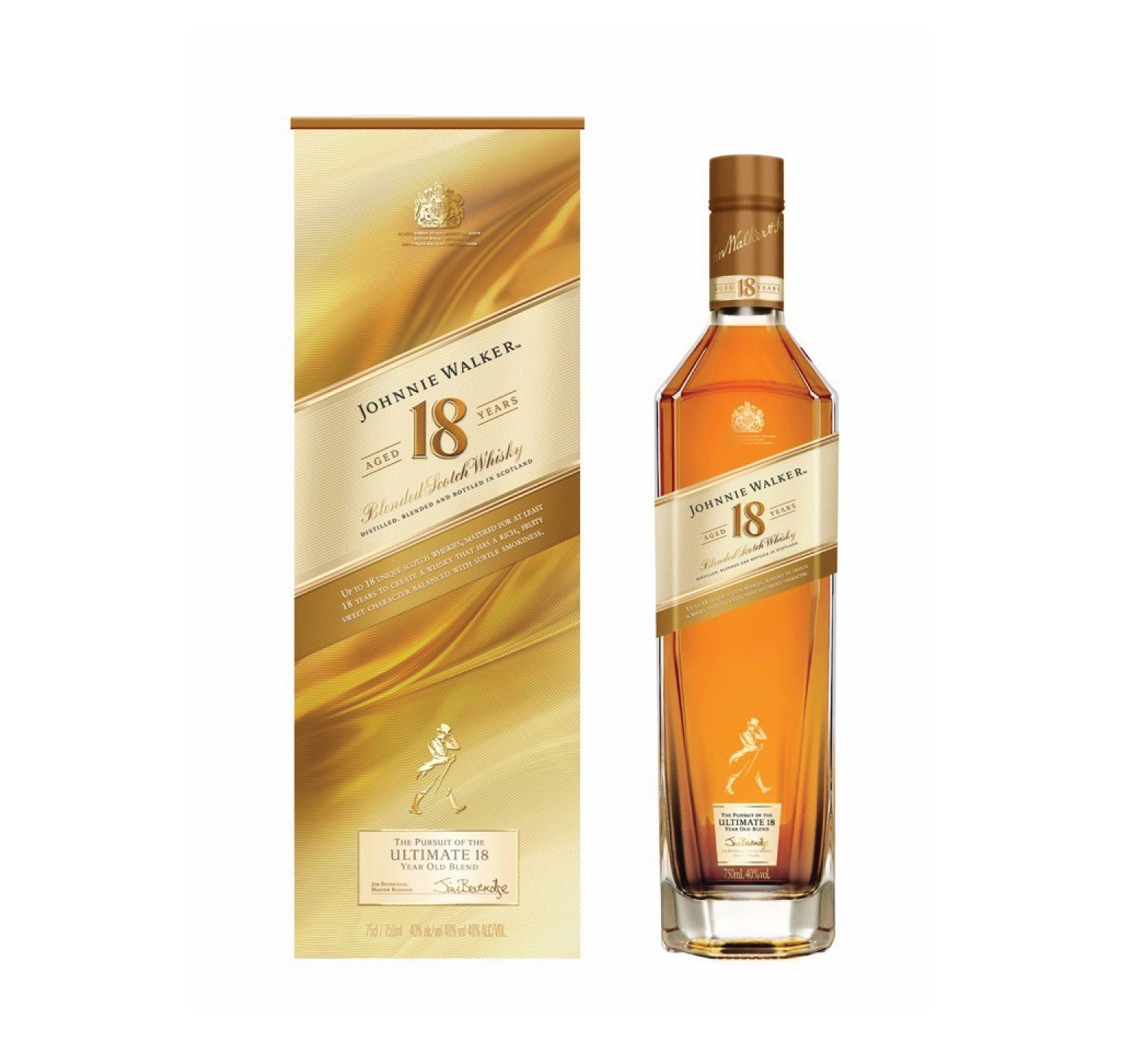 JOHNNIE WALKER 18 ans "Ultimate" 40% Blended WHISKY (ÉCOSSE) 70cl