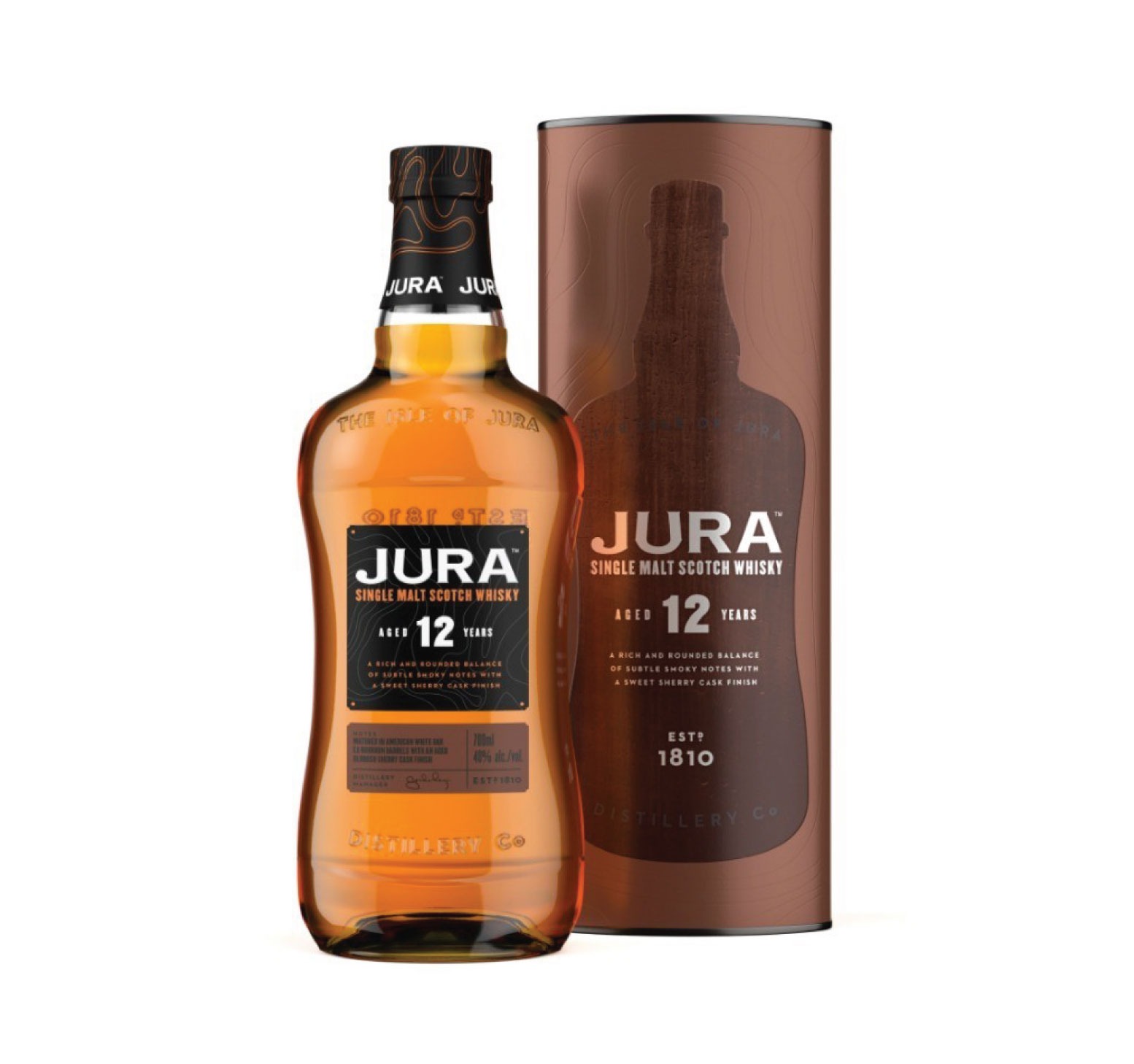 JURA 12 ans 40% Single Malt WHISKY (ÉCOSSE / Jura) 70cl