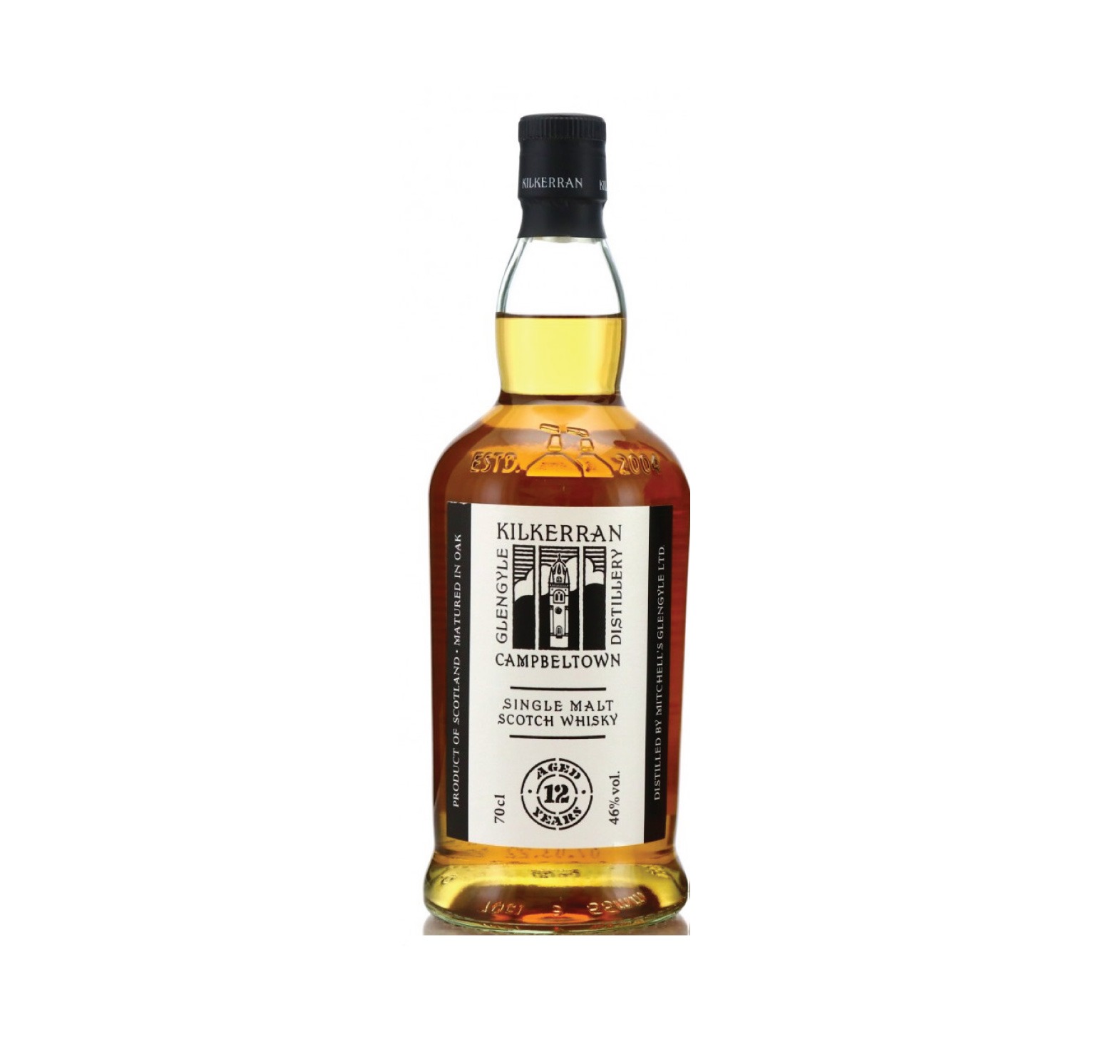 KILKERRAN 12 ans 46% Single Malt WHISKY (ÉCOSSE / Campbeltown) 70cl