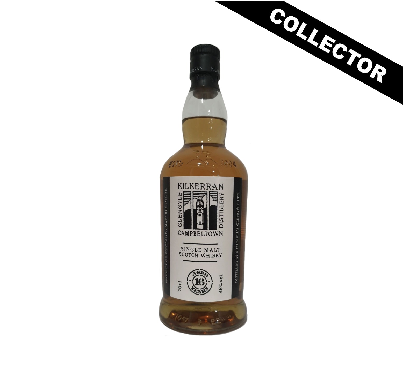 KILKERRAN 16 ans 46% (Édition 2021) Single Malt WHISKY (ÉCOSSE / Campbeltown) 70cl