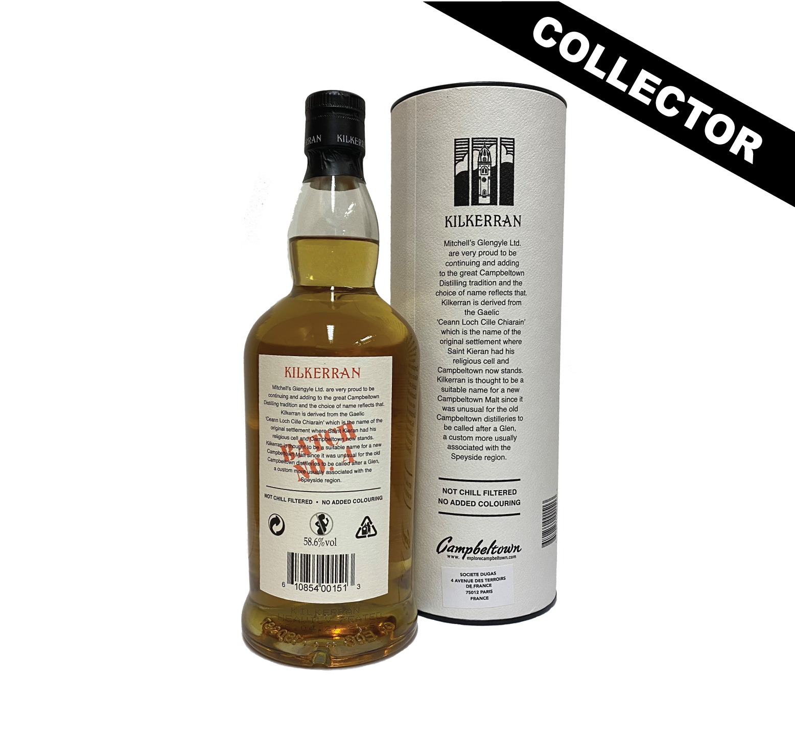 KILKERRAN Heavily Peated 58,6% Batch n°4 Single Malt WHISKY (ÉCOSSE / Campbeltown) 70cl – Image 2