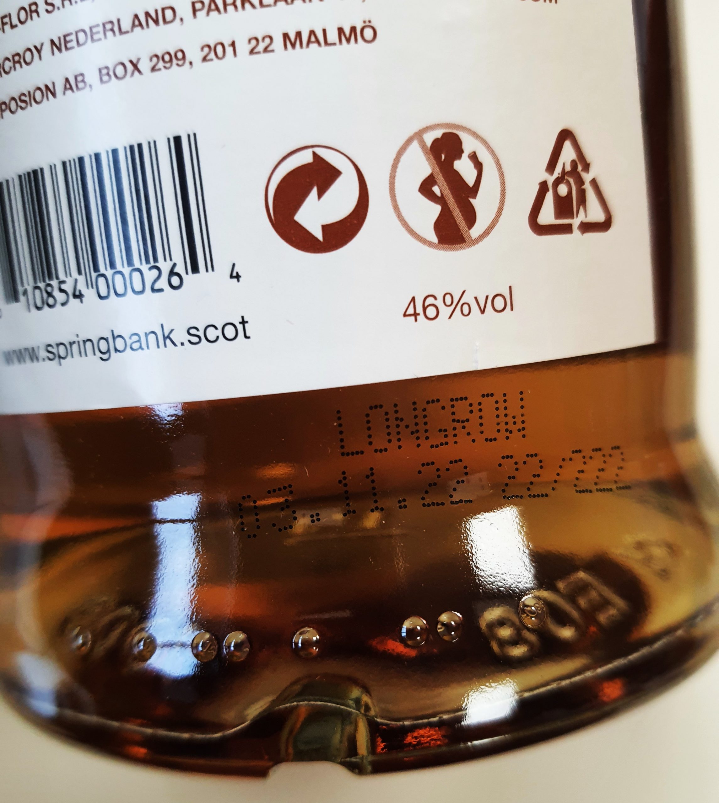 LONGROW Peated 46% (Édition 2022) Single Malt WHISKY (ÉCOSSE / Campbeltown) Bouteille 70cl – Image 2