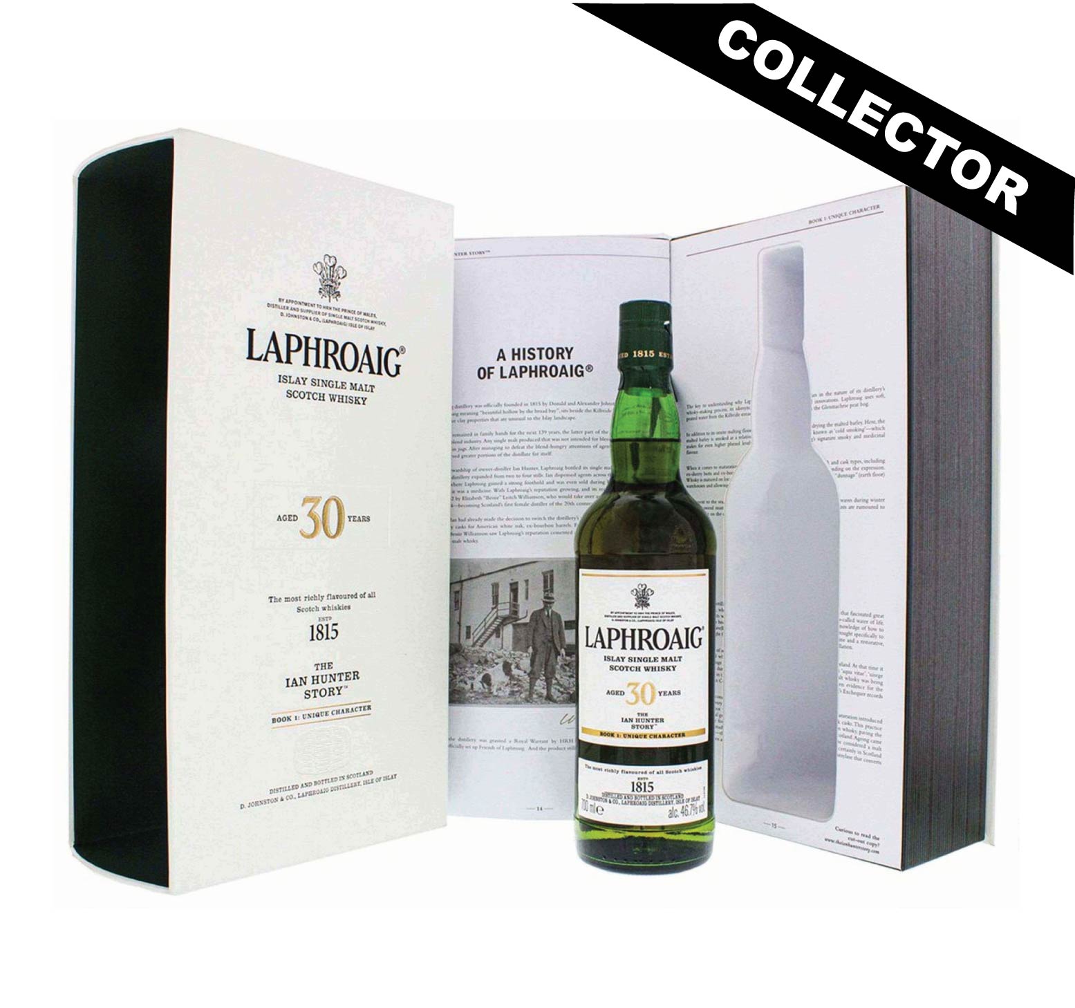 LAPHROAIG 30 ans 46,7% The Ian Hunter Story : Book 1 (Release 2019) Single Malt WHISKY (ÉCOSSE / Islay) 70cl – Image 2