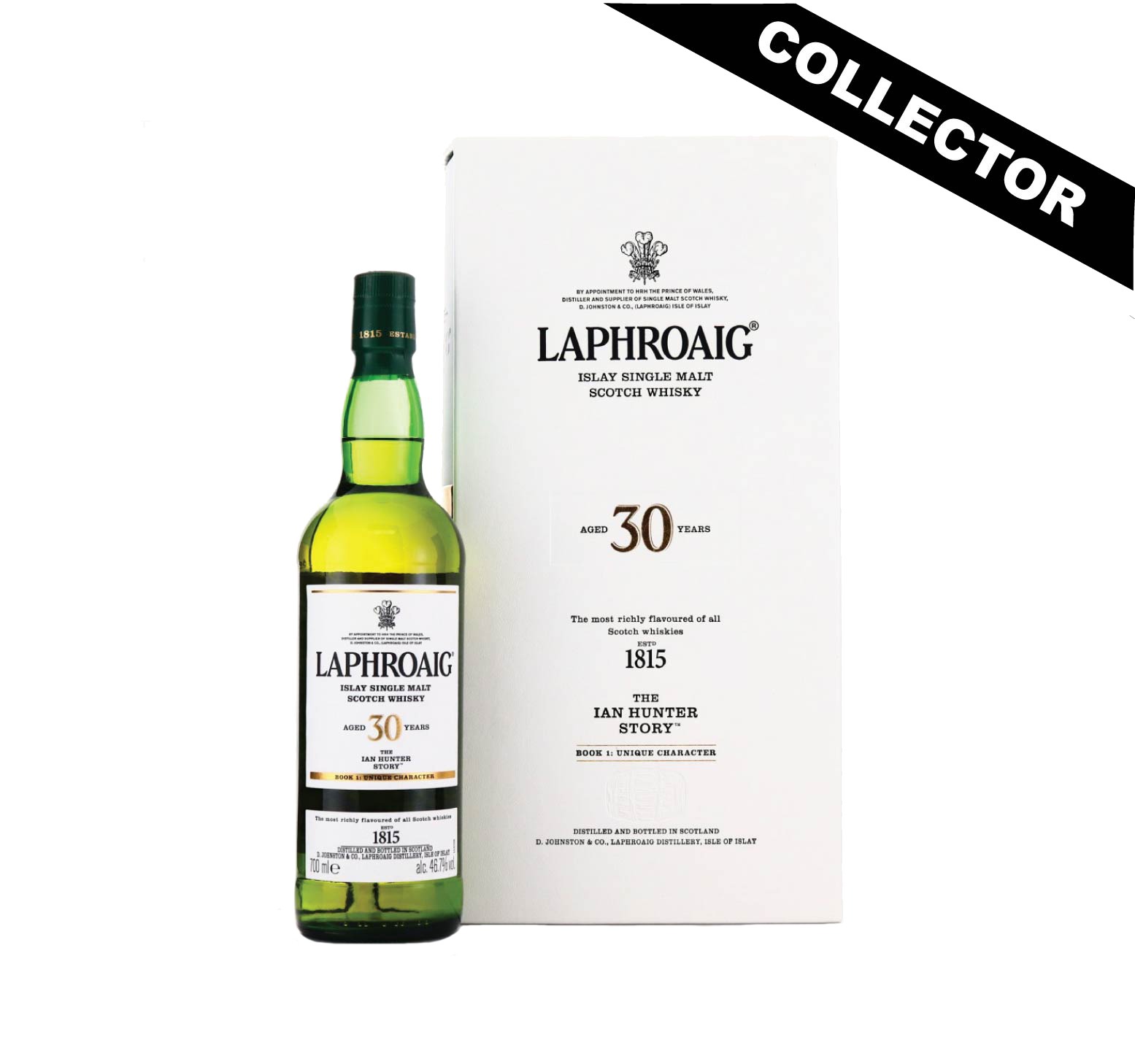 LAPHROAIG 30 ans 46,7% The Ian Hunter Story : Book 1 (Release 2019) Single Malt WHISKY (ÉCOSSE / Islay) 70cl