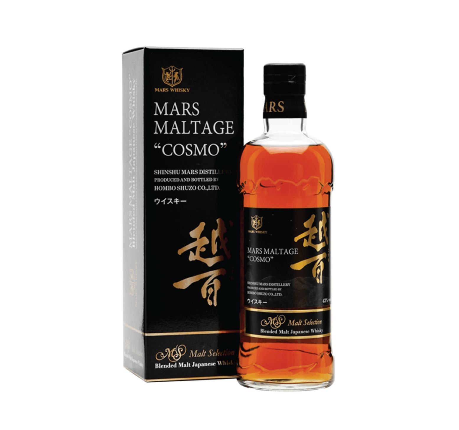 MARS MALTAGE Cosmo 43% Blended Malt WHISKY (JAPON) 70cl