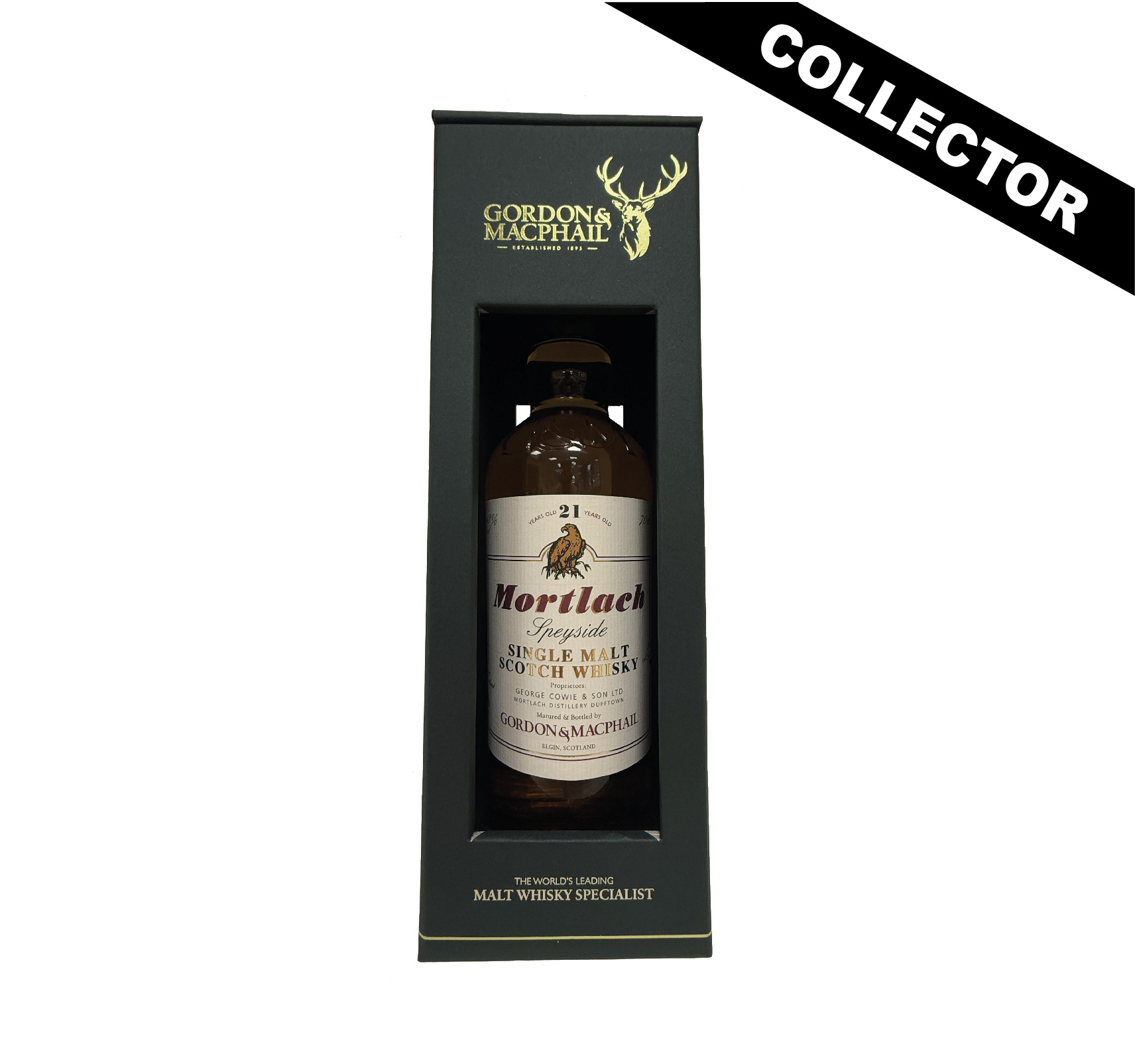 MORTLACH 21 ans 43% Gordon & MacPhail Single Malt WHISKY (ÉCOSSE / Speyside) 70cl
