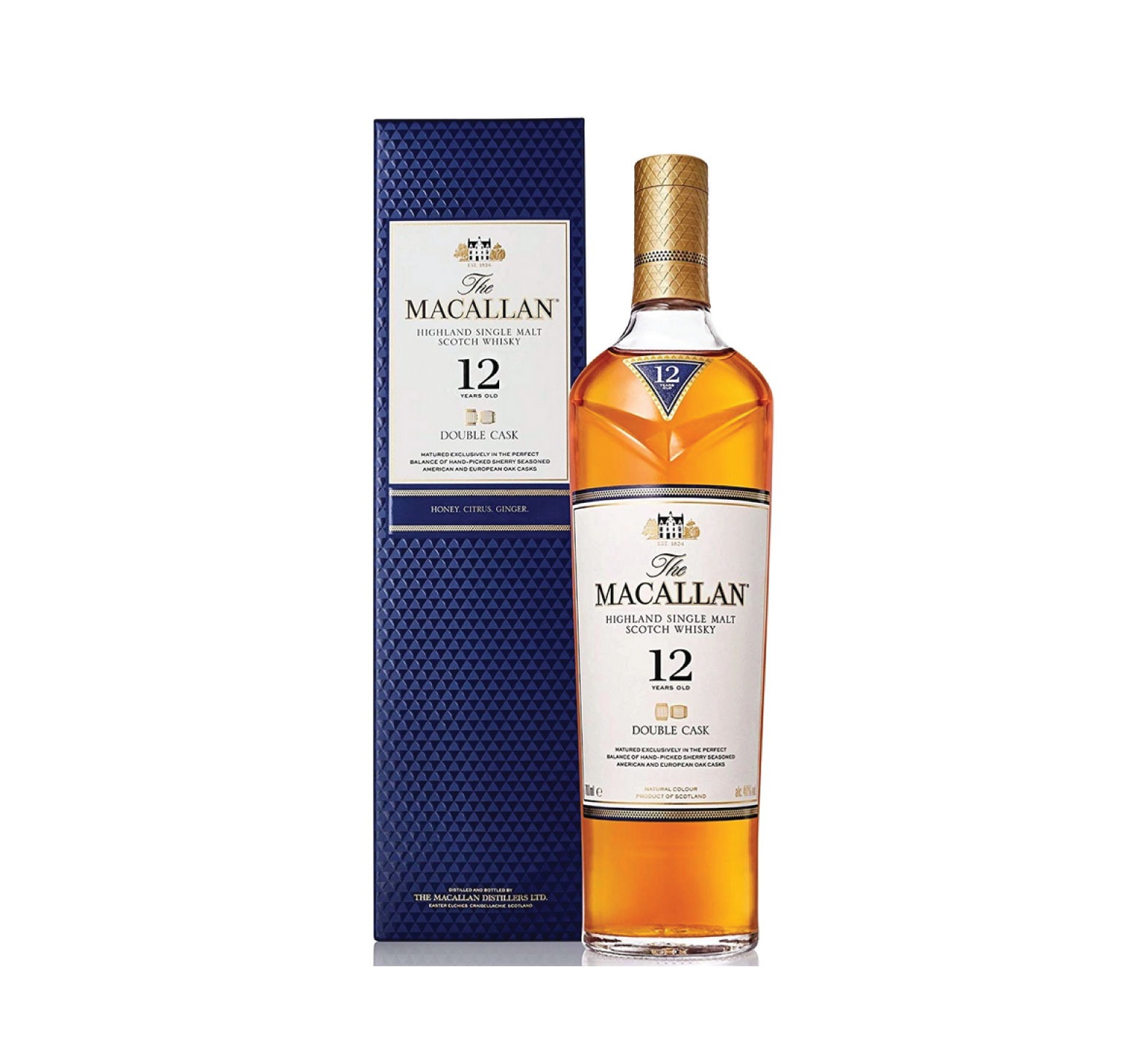 MACALLAN 12 ans 40% Double Cask Single Malt WHISKY (ÉCOSSE / Highland) 70cl