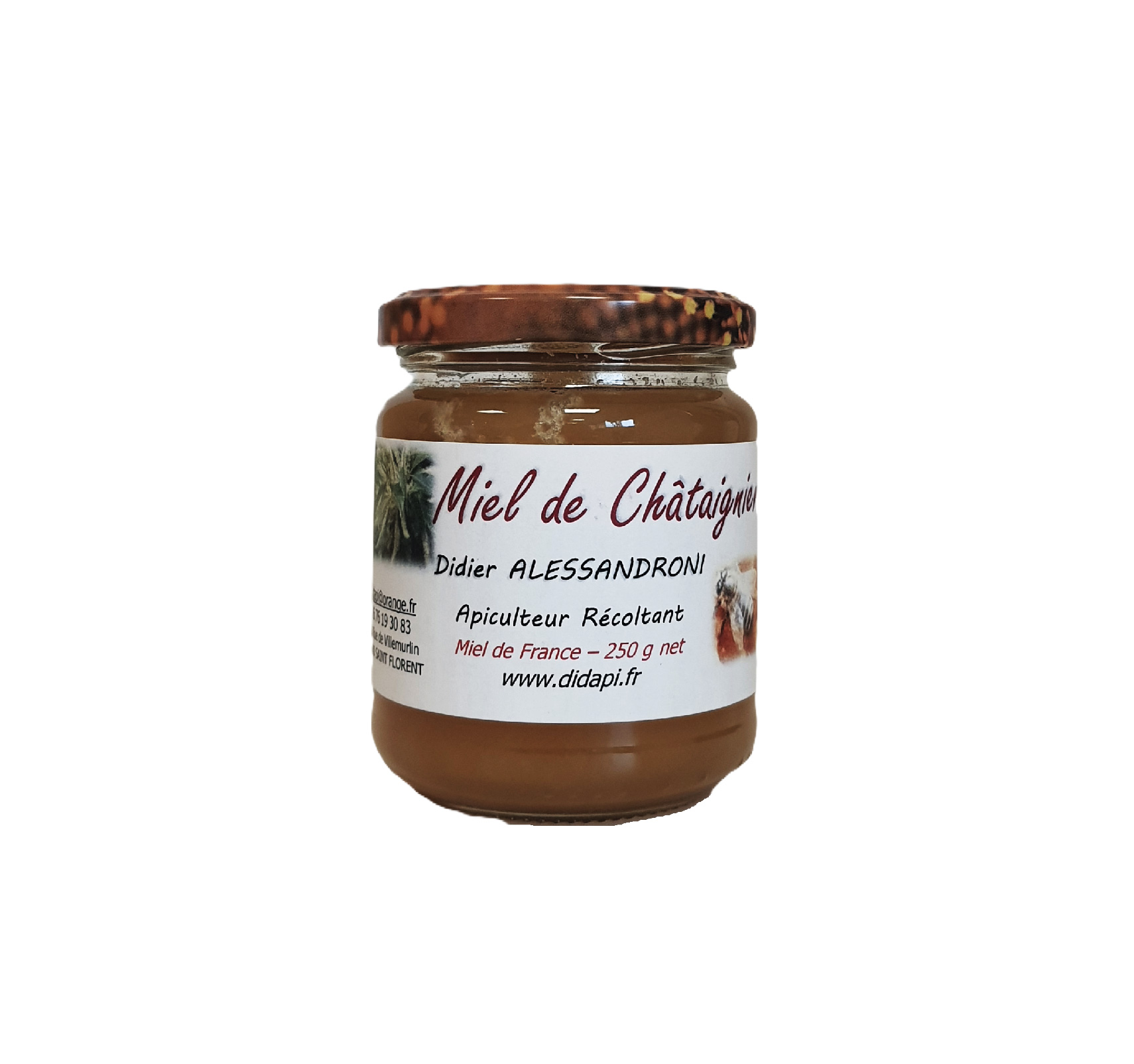 MIEL DE CHÂTAIGNIER Pot 250g